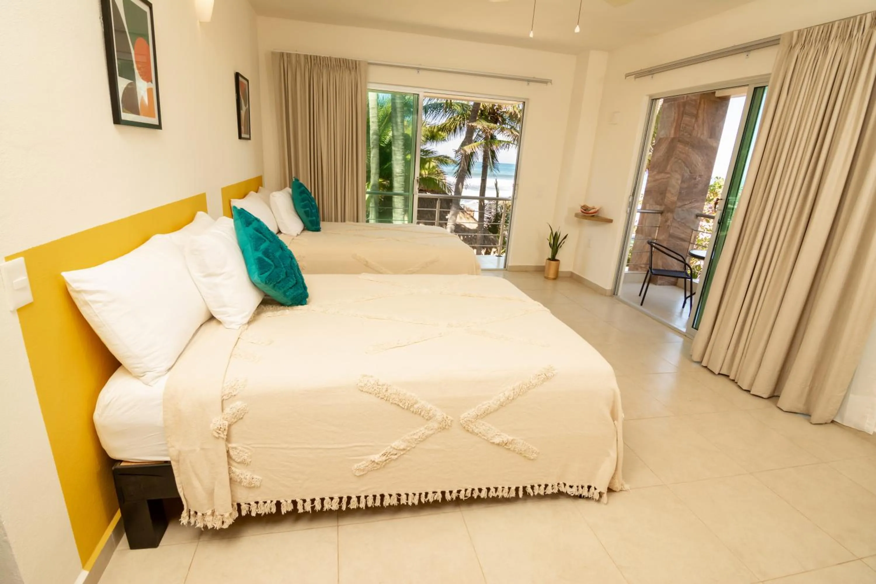 Bed in Ma-Jo Sayulita Hotel