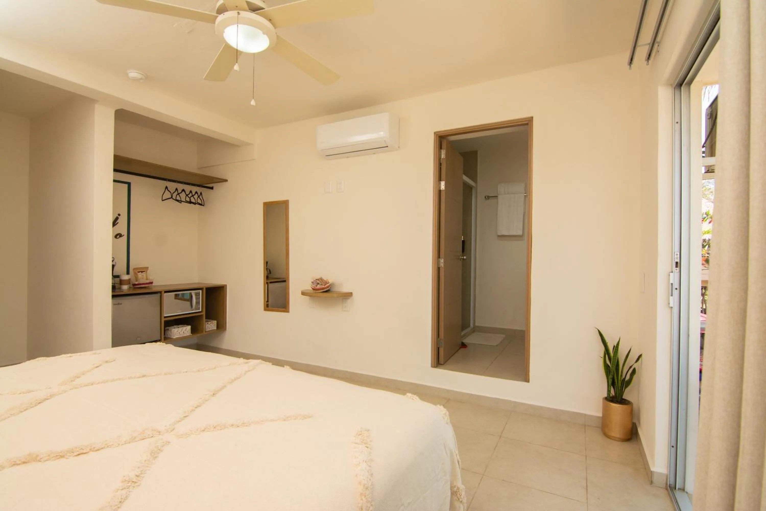 Bed in Ma-Jo Sayulita Hotel