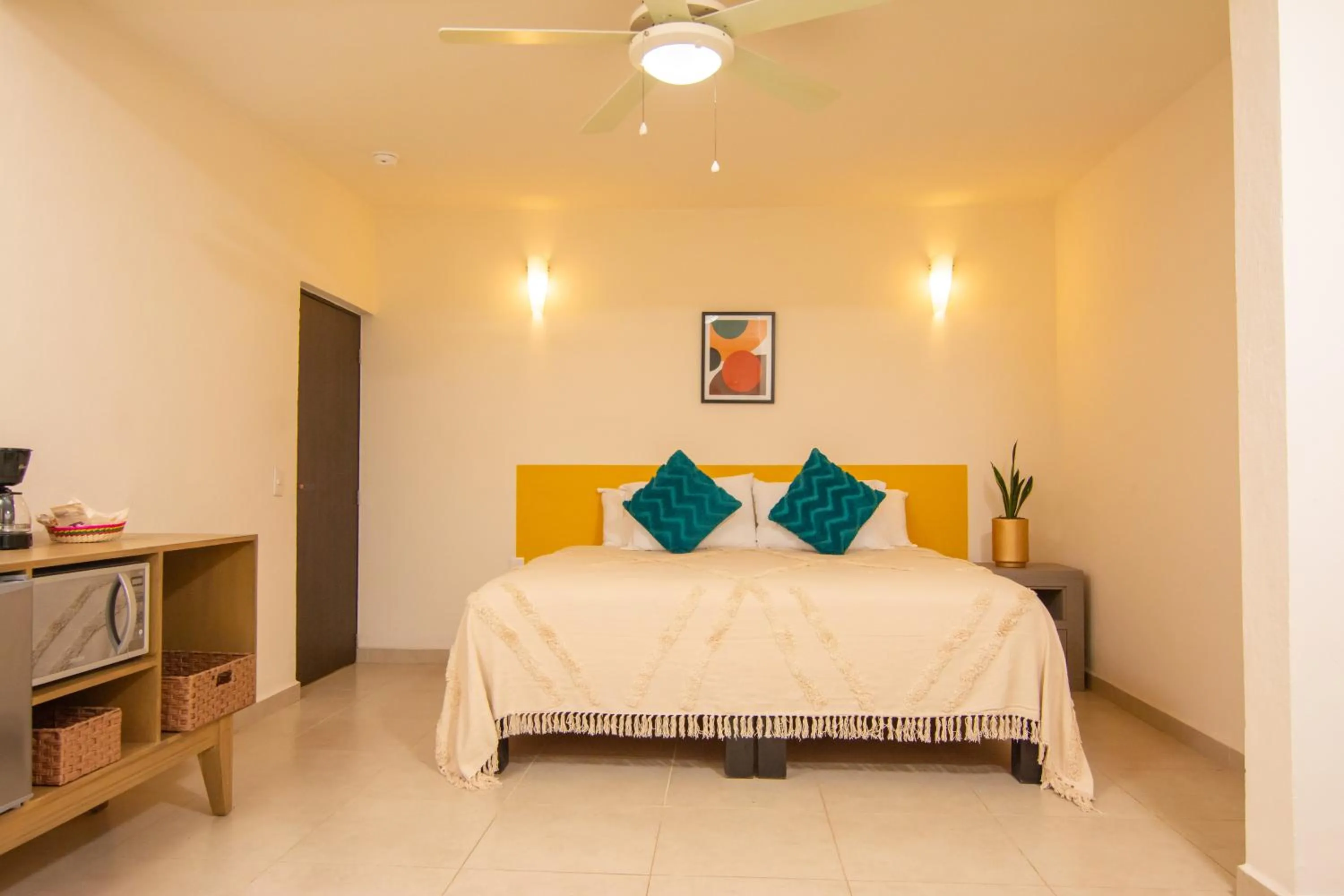 Bed in Ma-Jo Sayulita Hotel