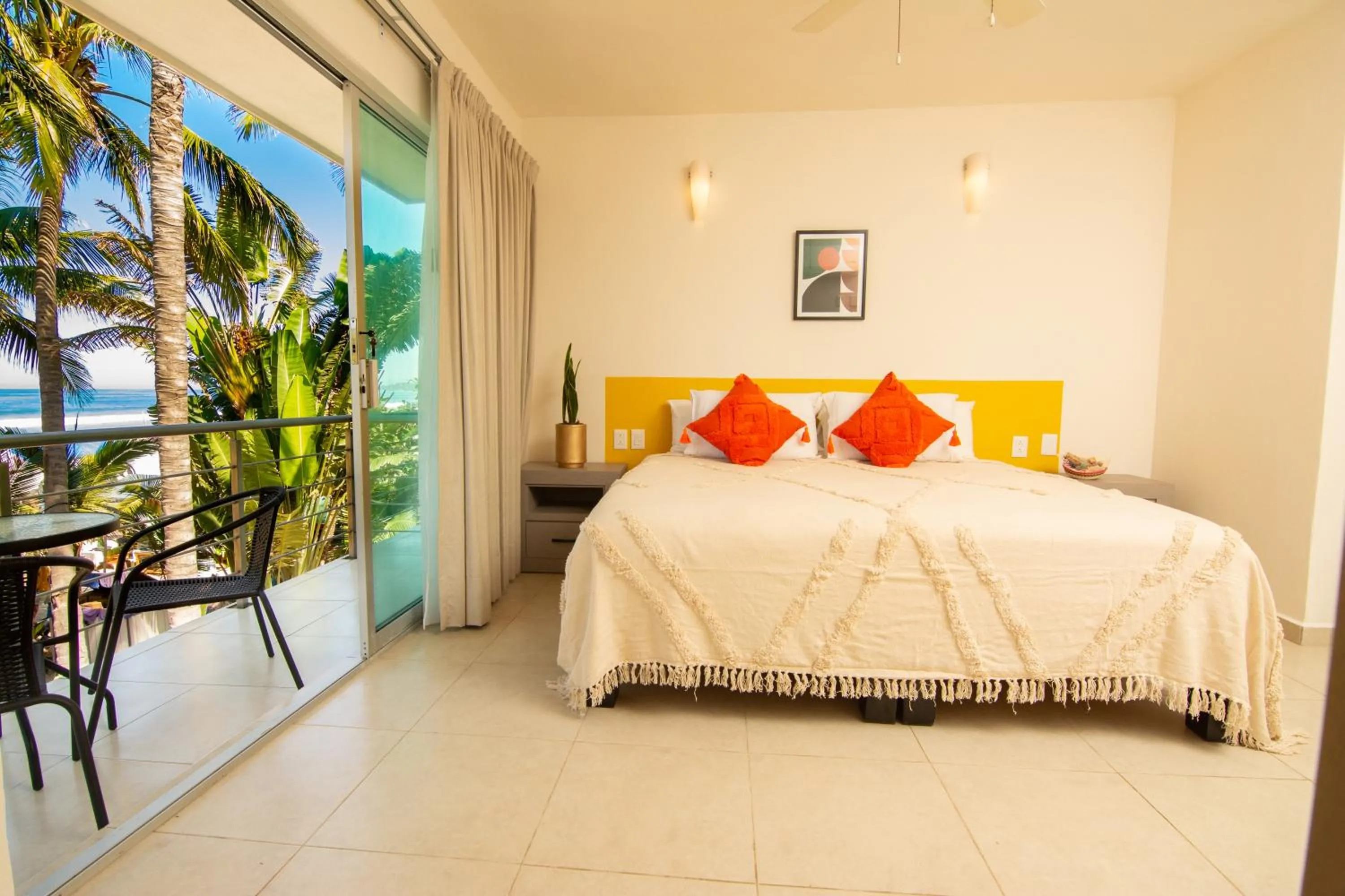 Bed in Ma-Jo Sayulita Hotel