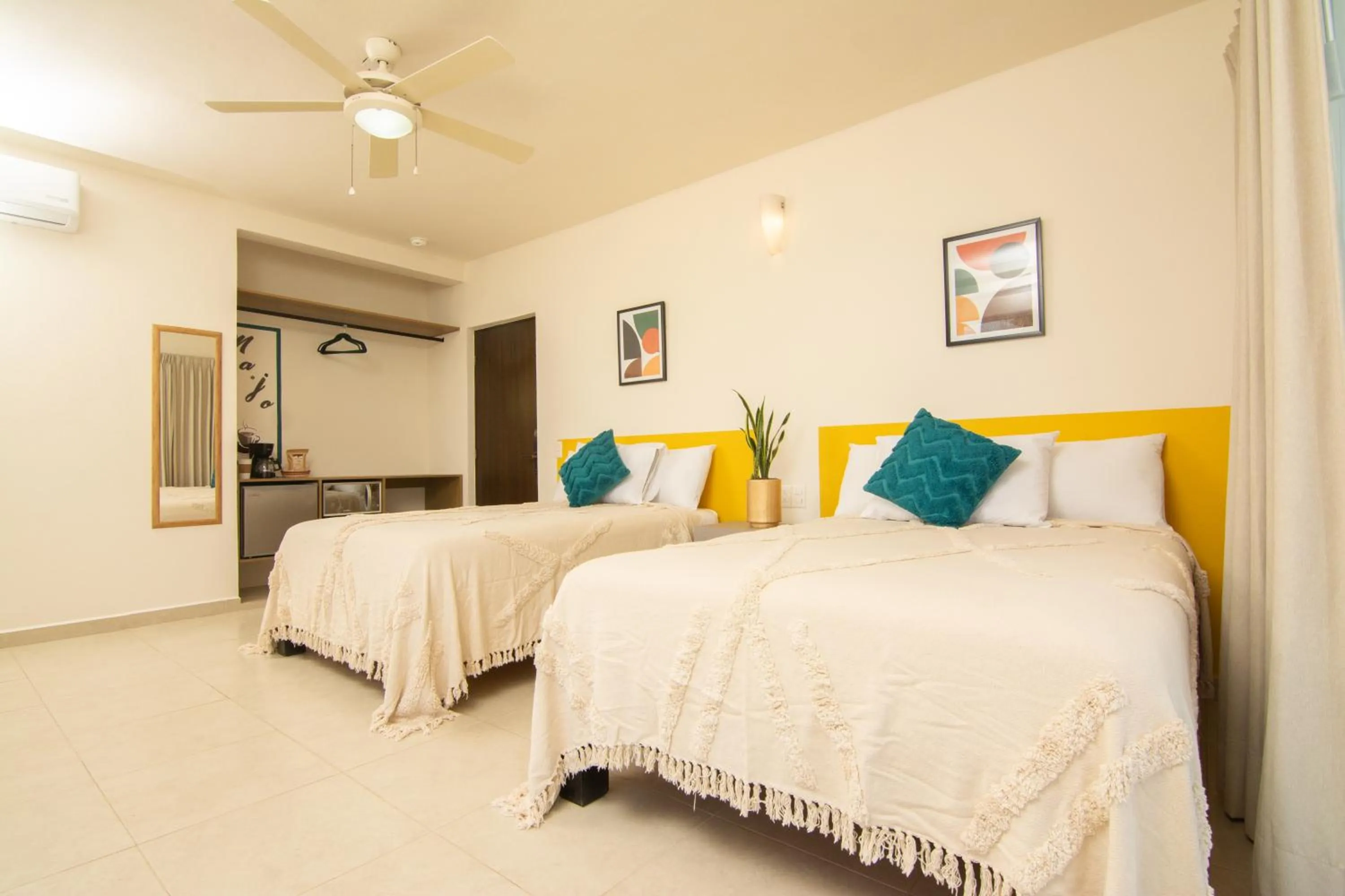 Bed in Ma-Jo Sayulita Hotel