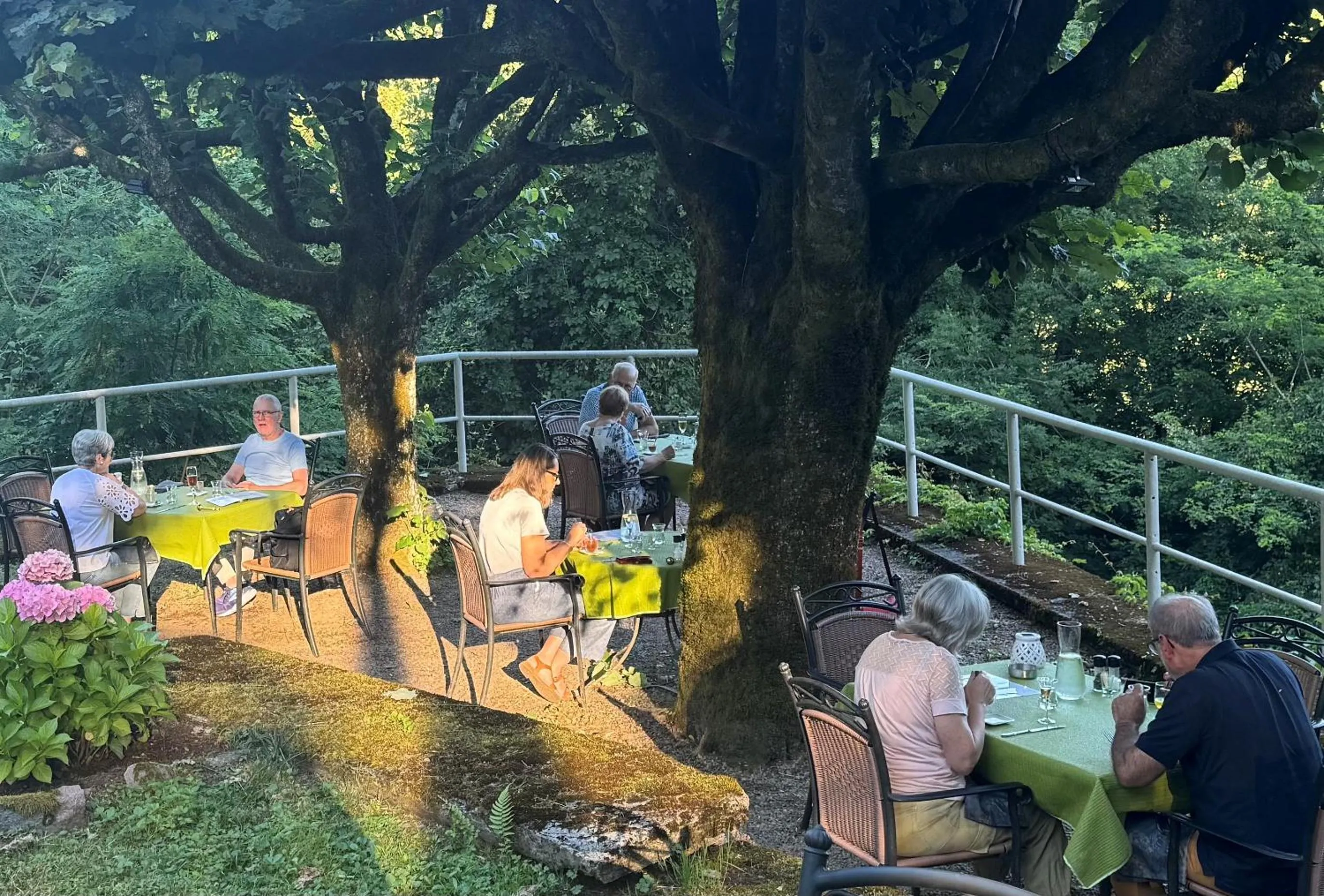 Balcony/Terrace in B&B Le Saut de la Bergère