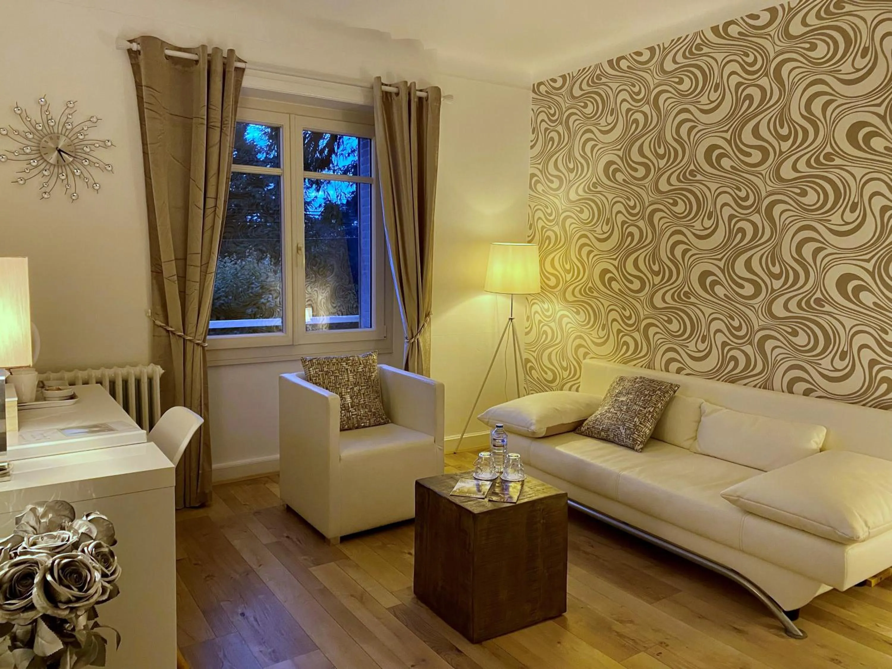 Living room in B&B Le Saut de la Bergère