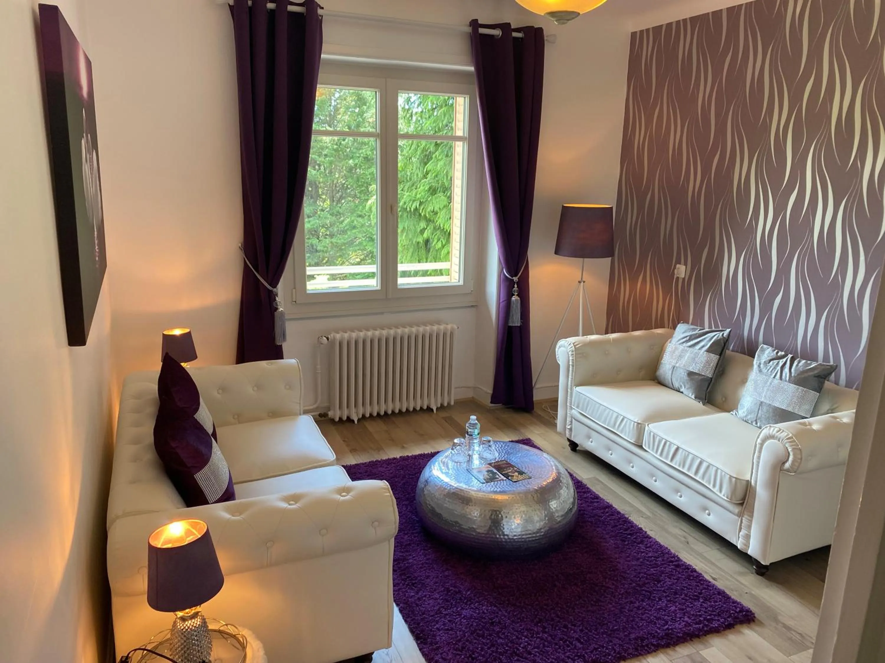 Living room in B&B Le Saut de la Bergère