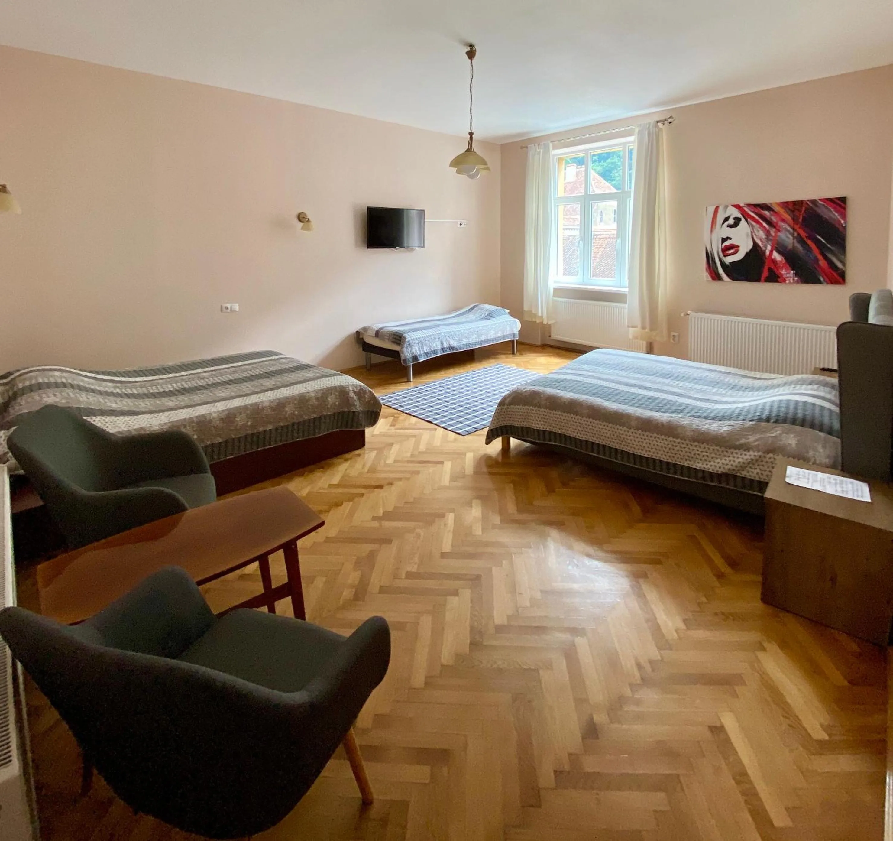 Photo of the whole room, Bed in Casa Balcescu