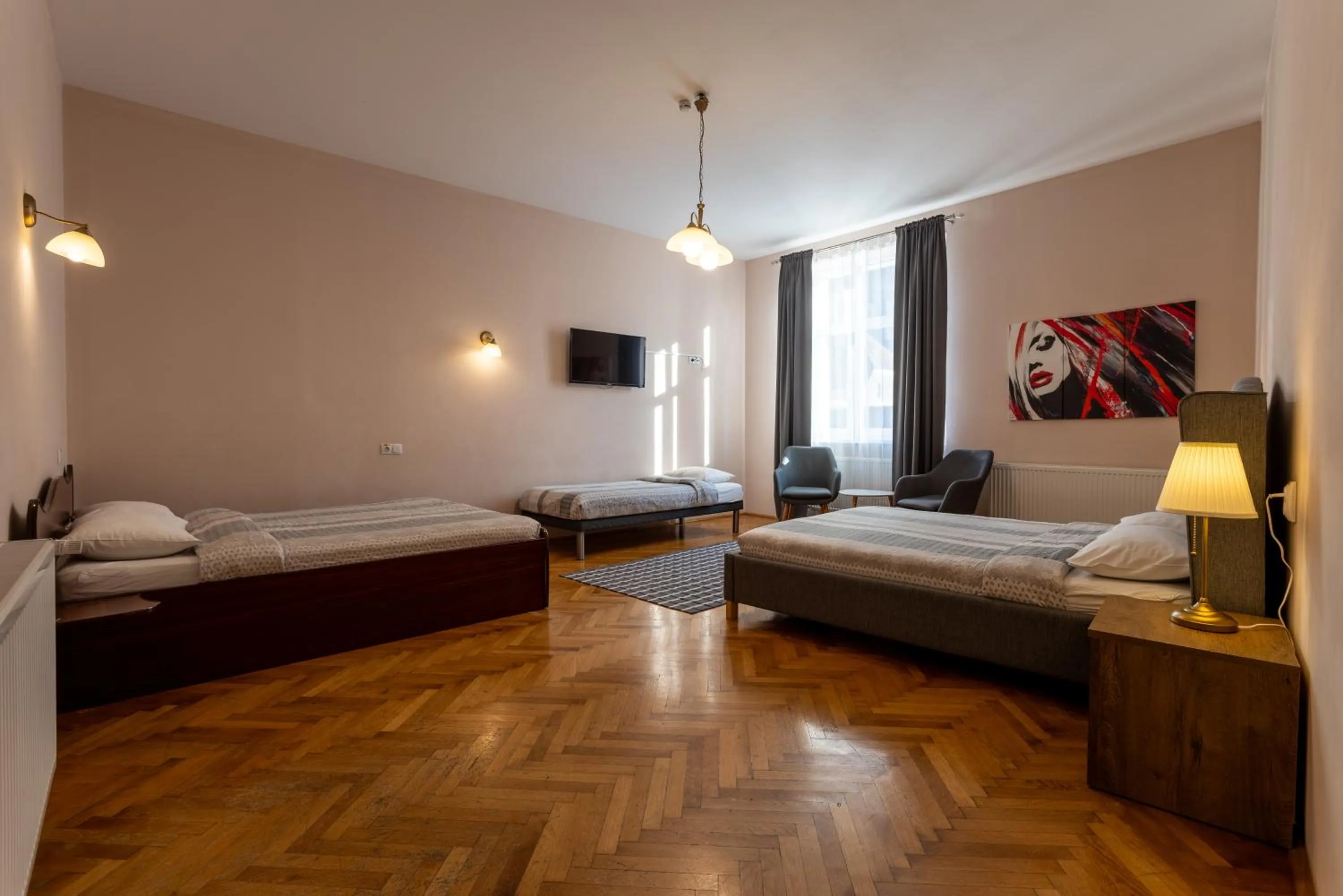 Photo of the whole room, Bed in Casa Balcescu