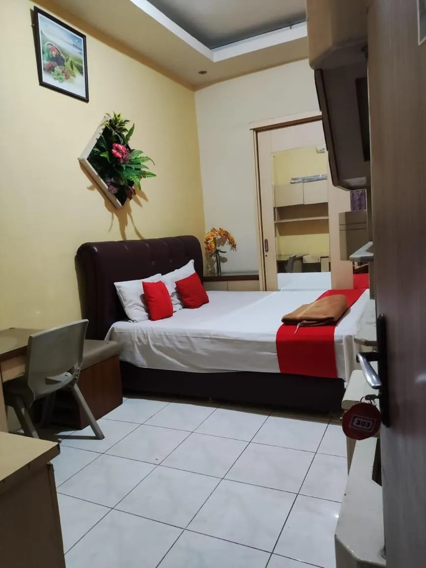 Bed in Angs residence