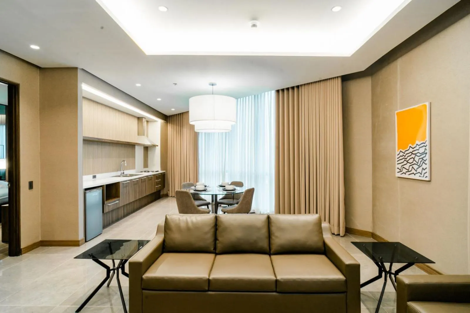 Living room in Hotel A and A Quezon City powered by Cocotel