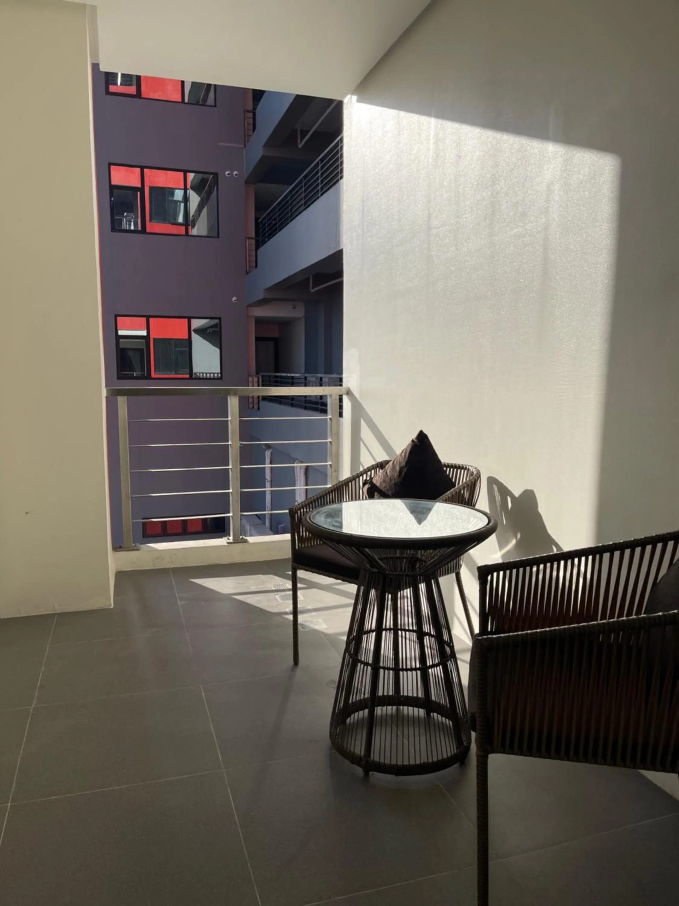 Balcony/Terrace in Hotel A and A Quezon City powered by Cocotel