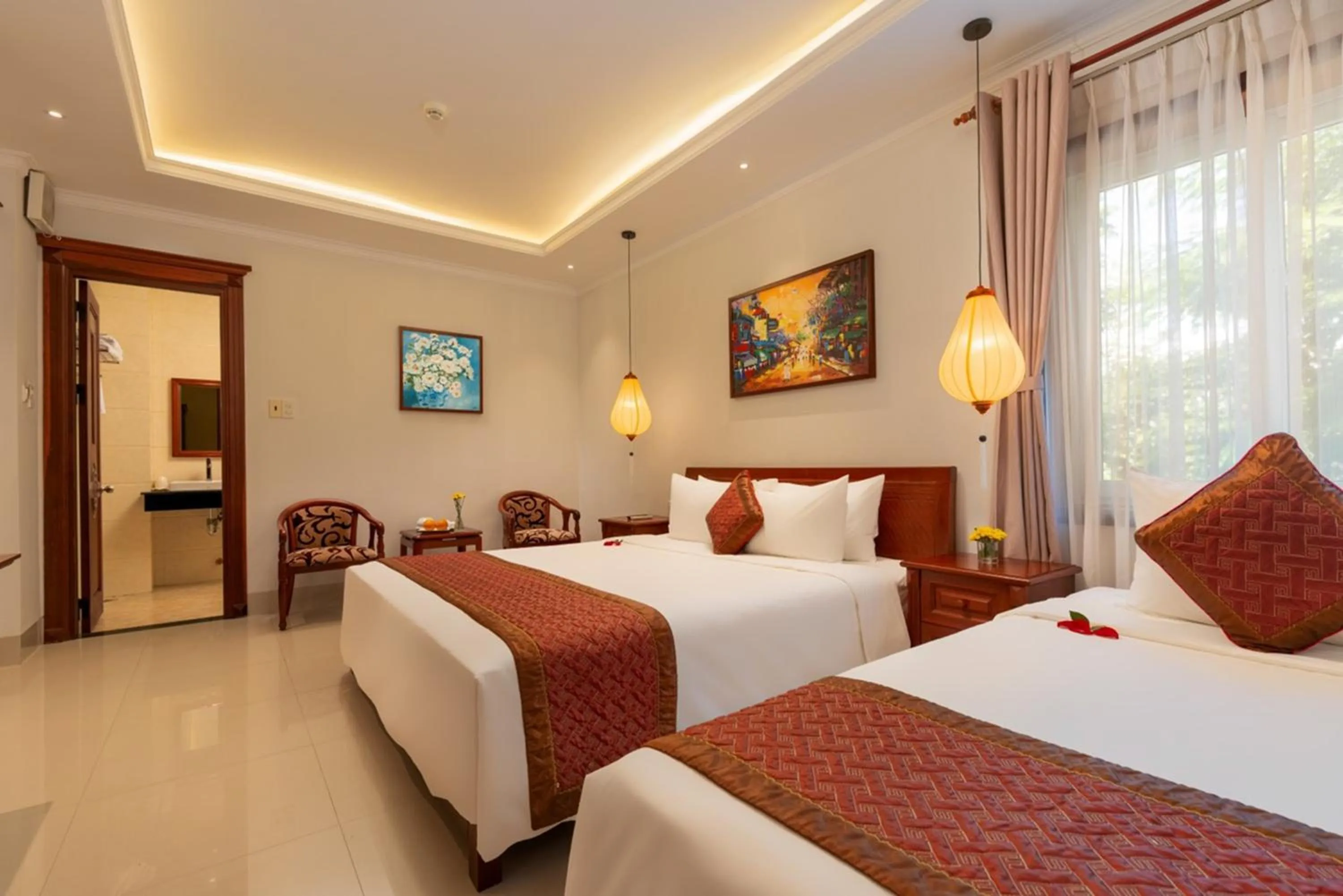 Bed in Iris De Villa Hoi An