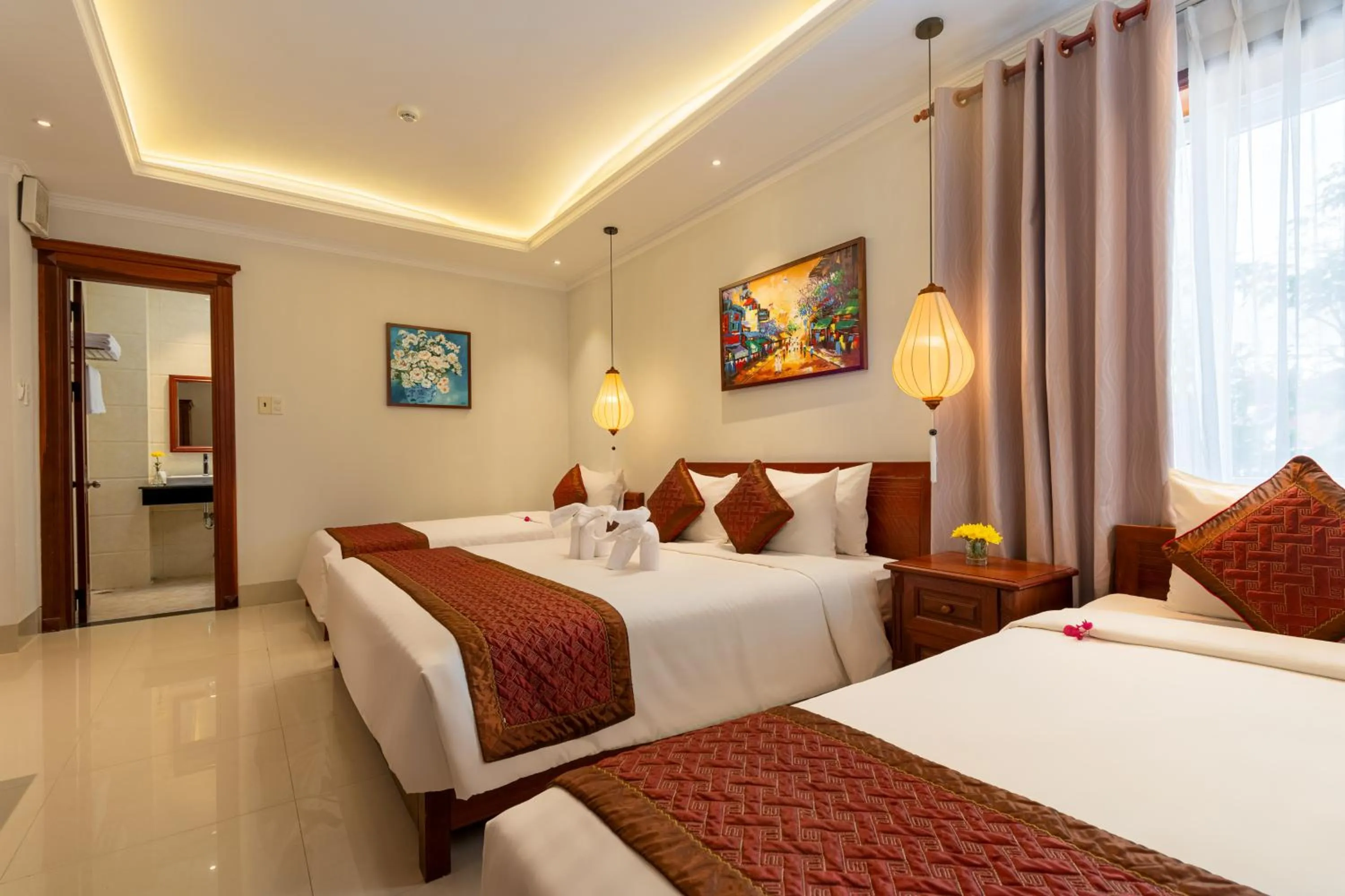 Bed in Iris De Villa Hoi An