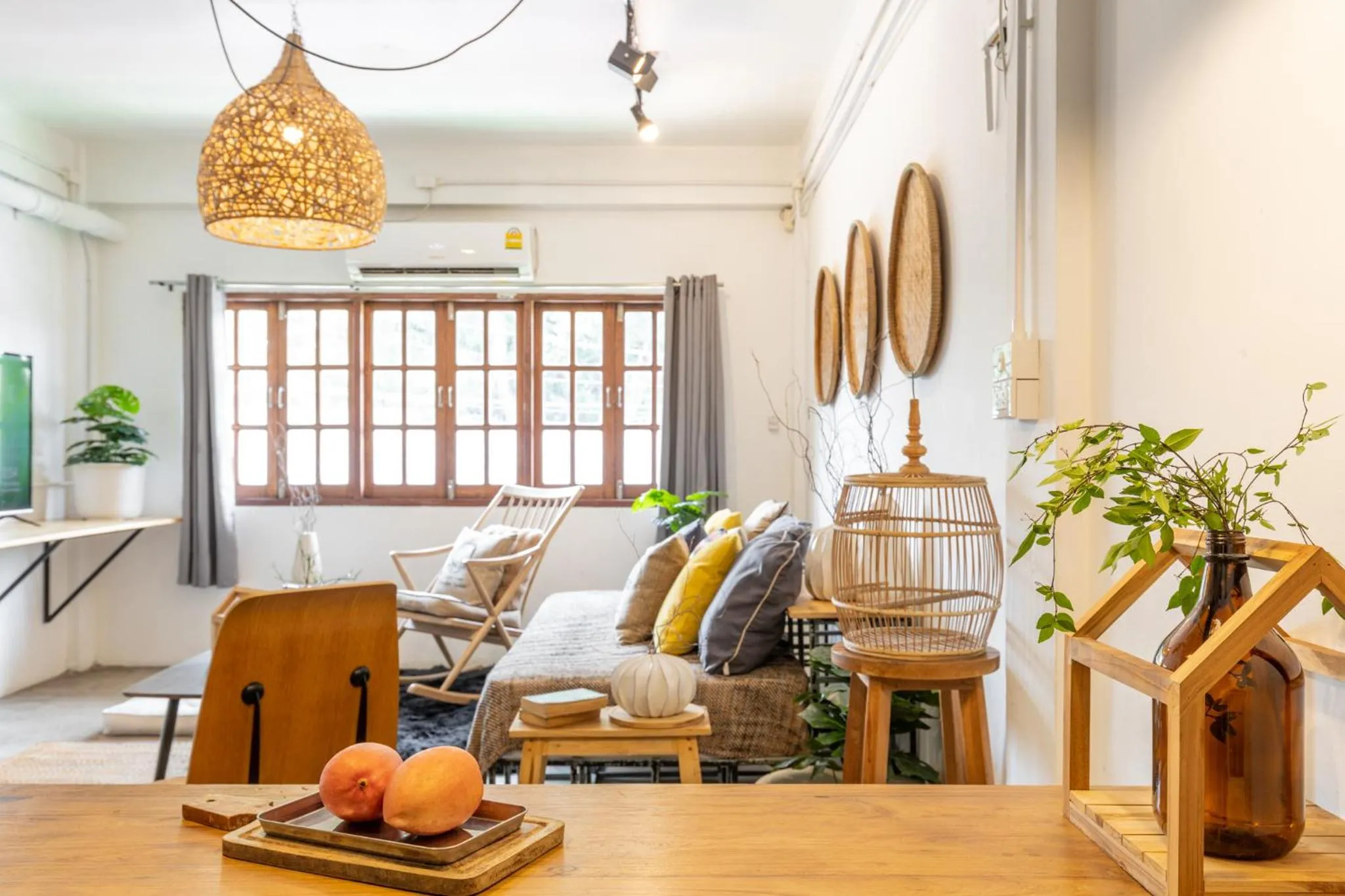 Living room in Near One Nimman 4Bedrooms TownHouse