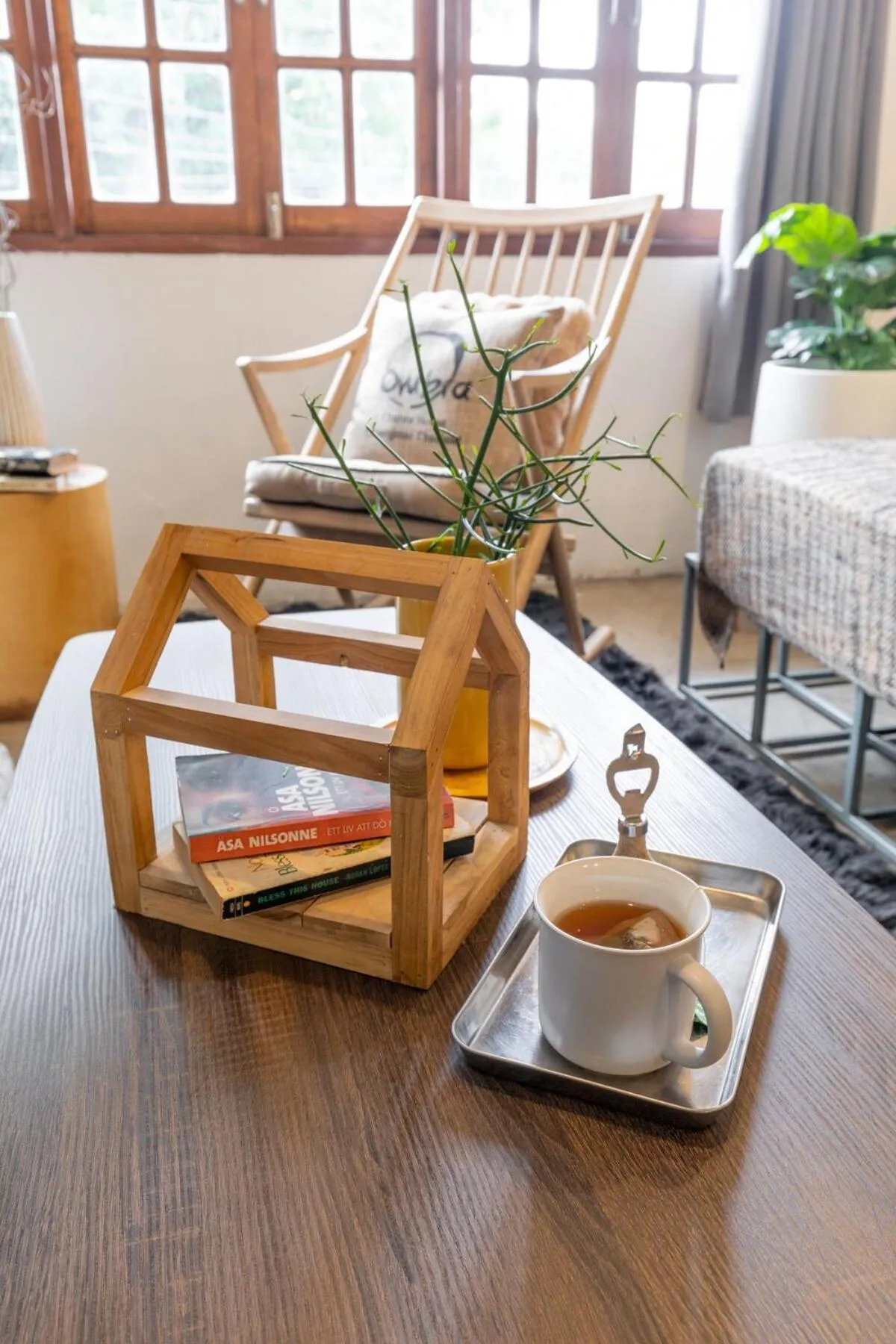 Living room in Near One Nimman 4Bedrooms TownHouse