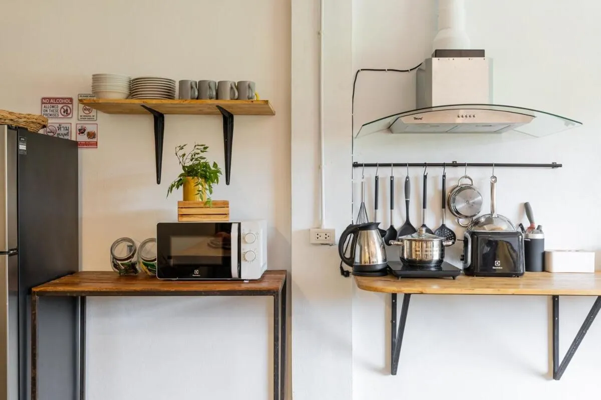 Kitchen or kitchenette in Near One Nimman 4Bedrooms TownHouse