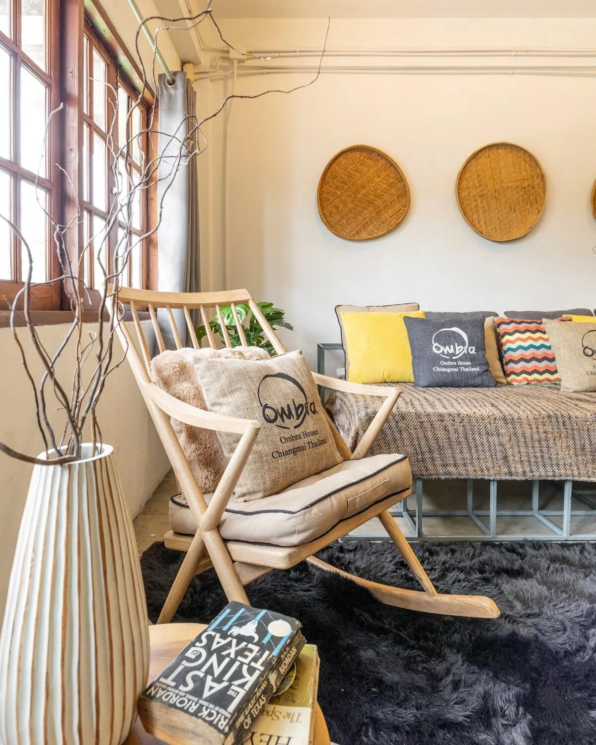 Living room in Near One Nimman 4Bedrooms TownHouse