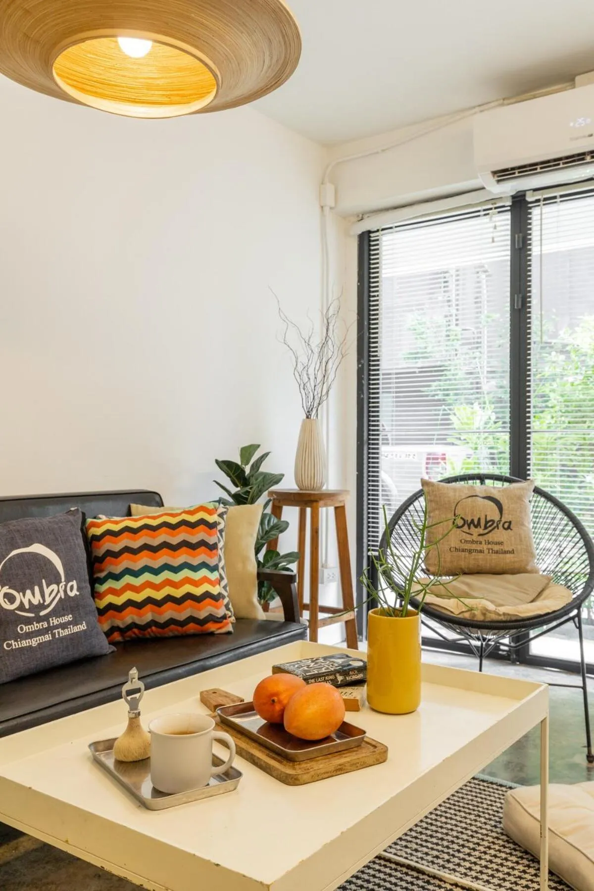 Living room in Near One Nimman 1 Bedroom in TownHouse