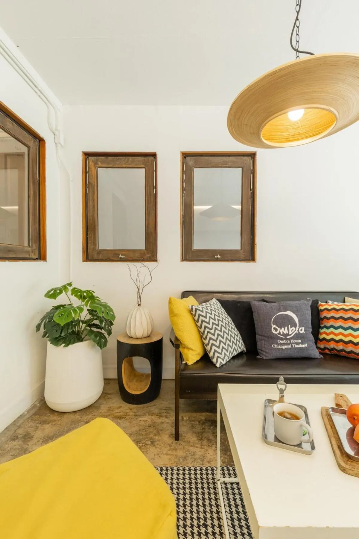 Living room in Near One Nimman 1 Bedroom in TownHouse