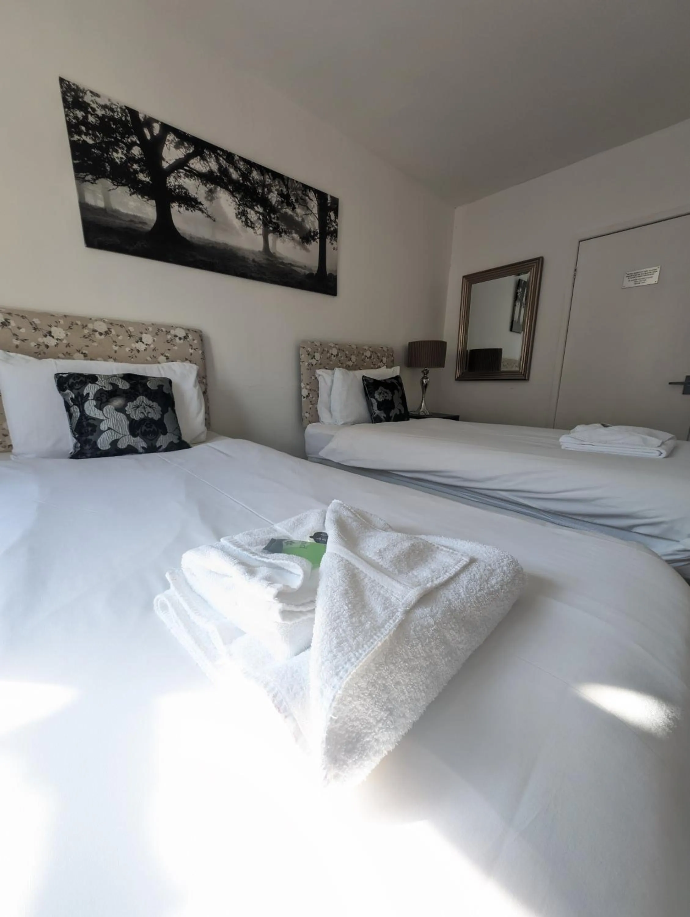 Bed in Northover Manor Hotel