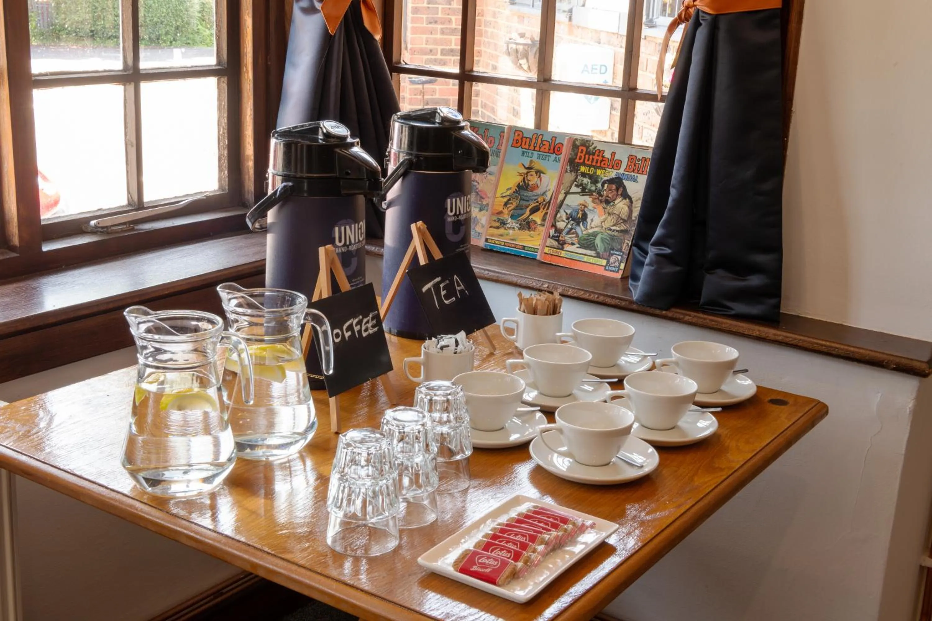 Coffee/tea facilities in Buffalo Bill's