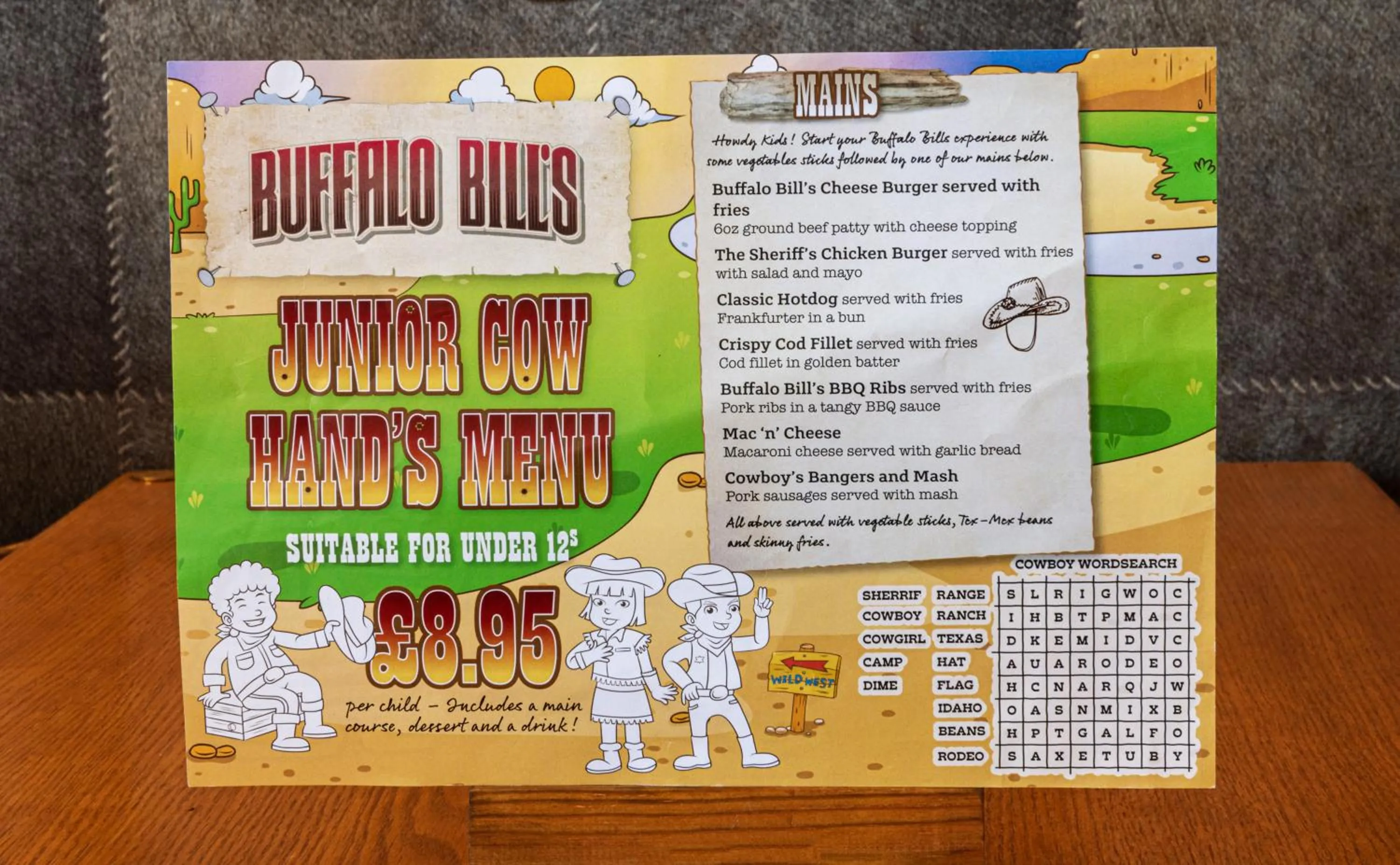 Logo/Certificate/Sign in Buffalo Bill's