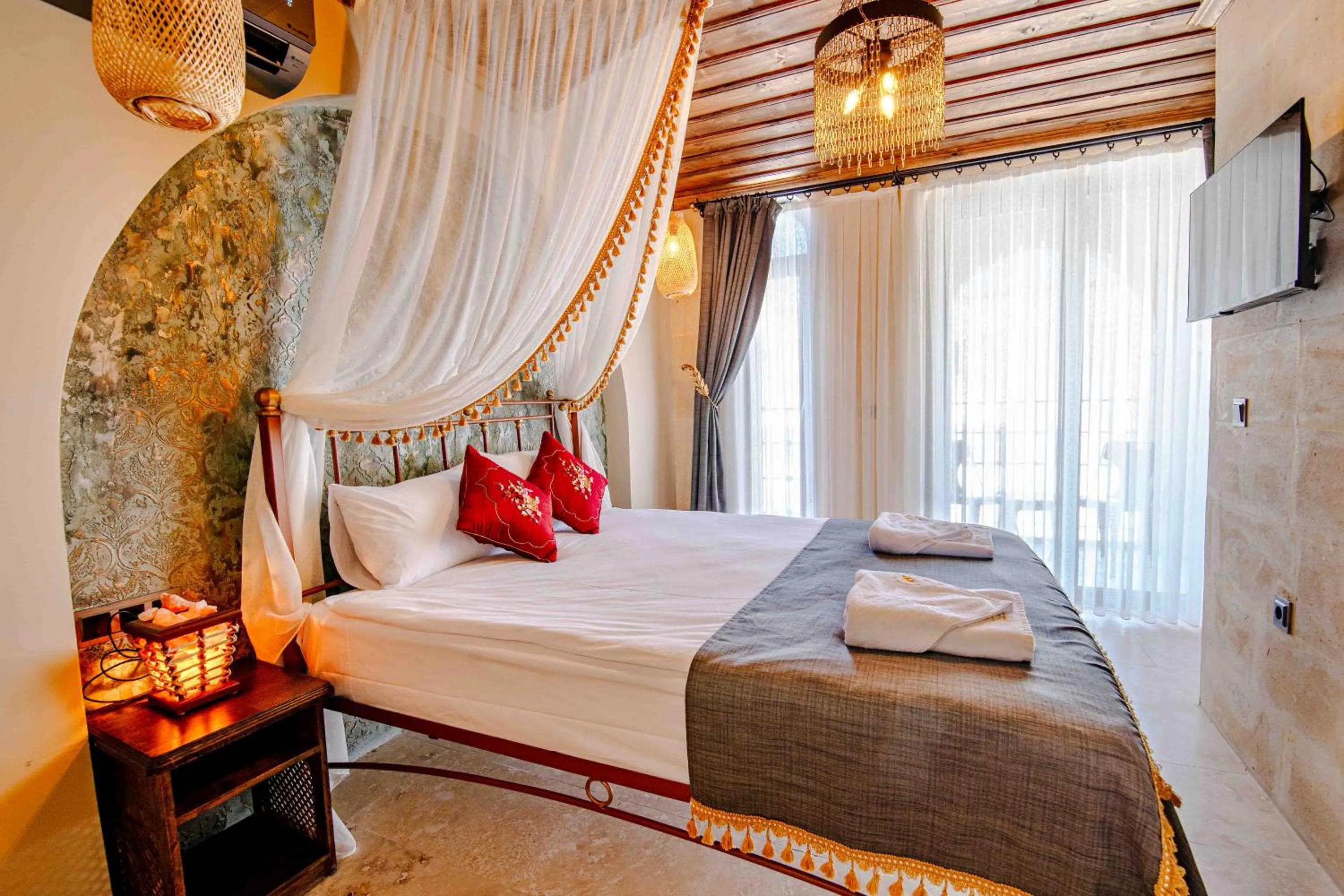 Bed in Alika Castle House