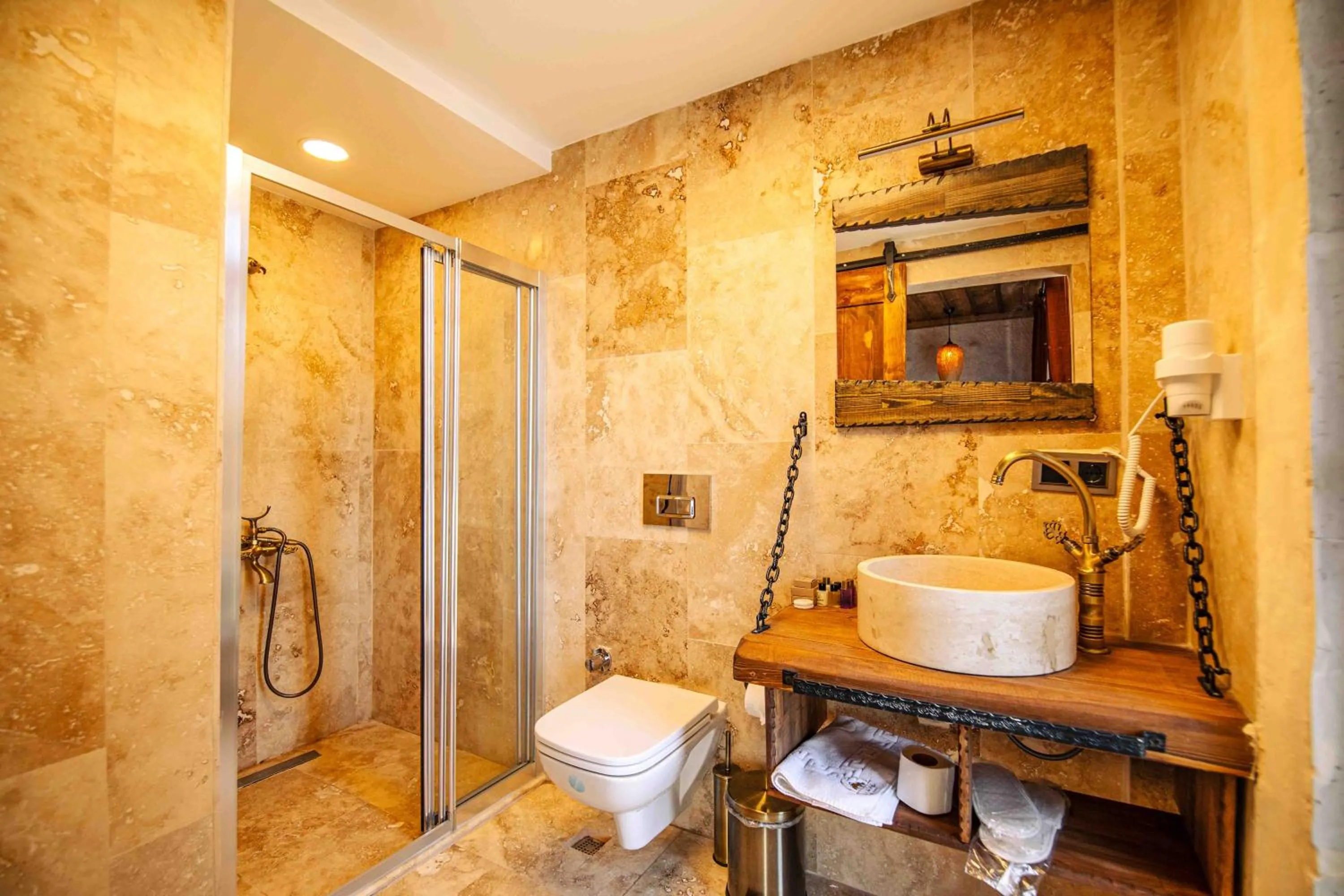 Shower in Alika Castle House