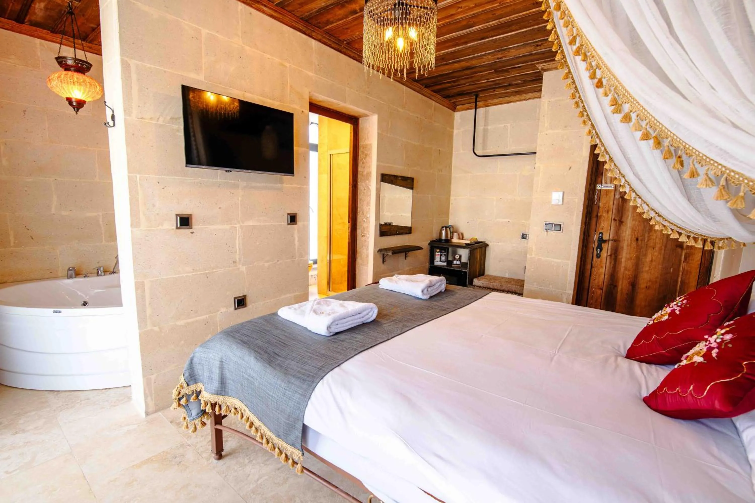 Bed in Alika Castle House