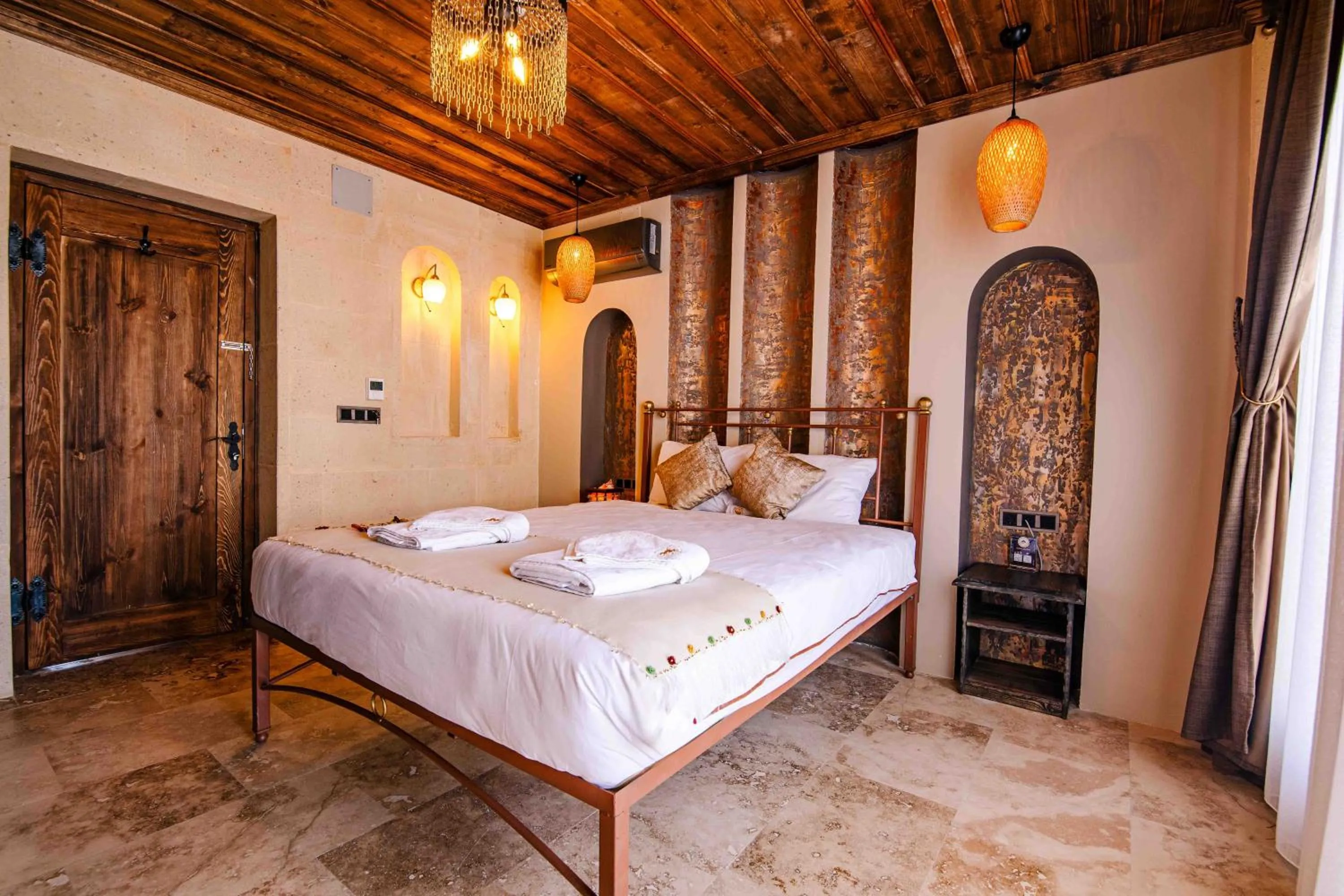 Bed in Alika Castle House