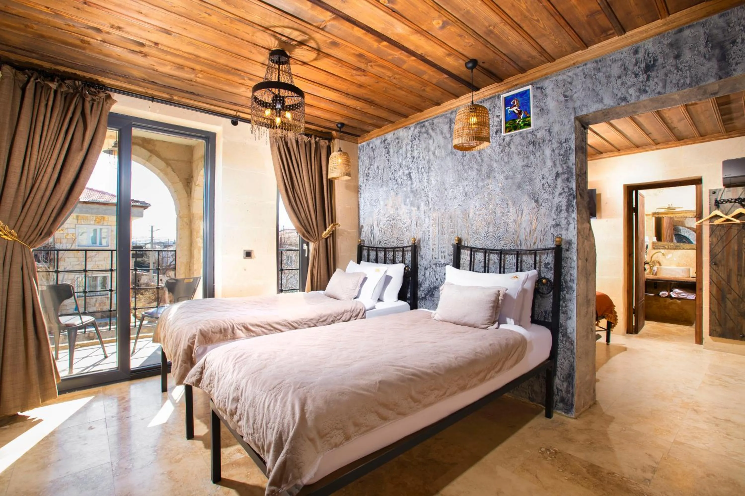 Bed in Alika Castle House