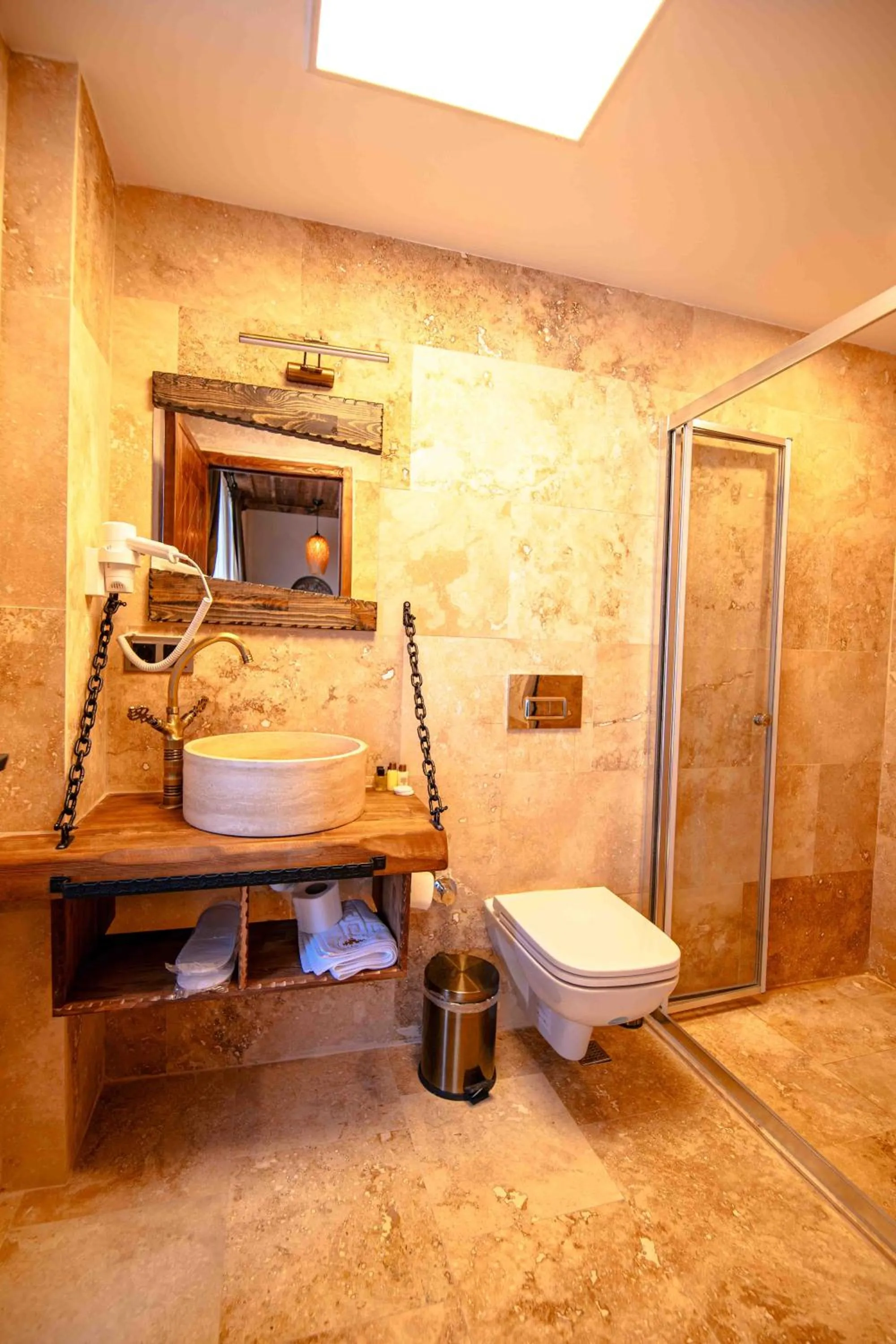 Shower in Alika Castle House