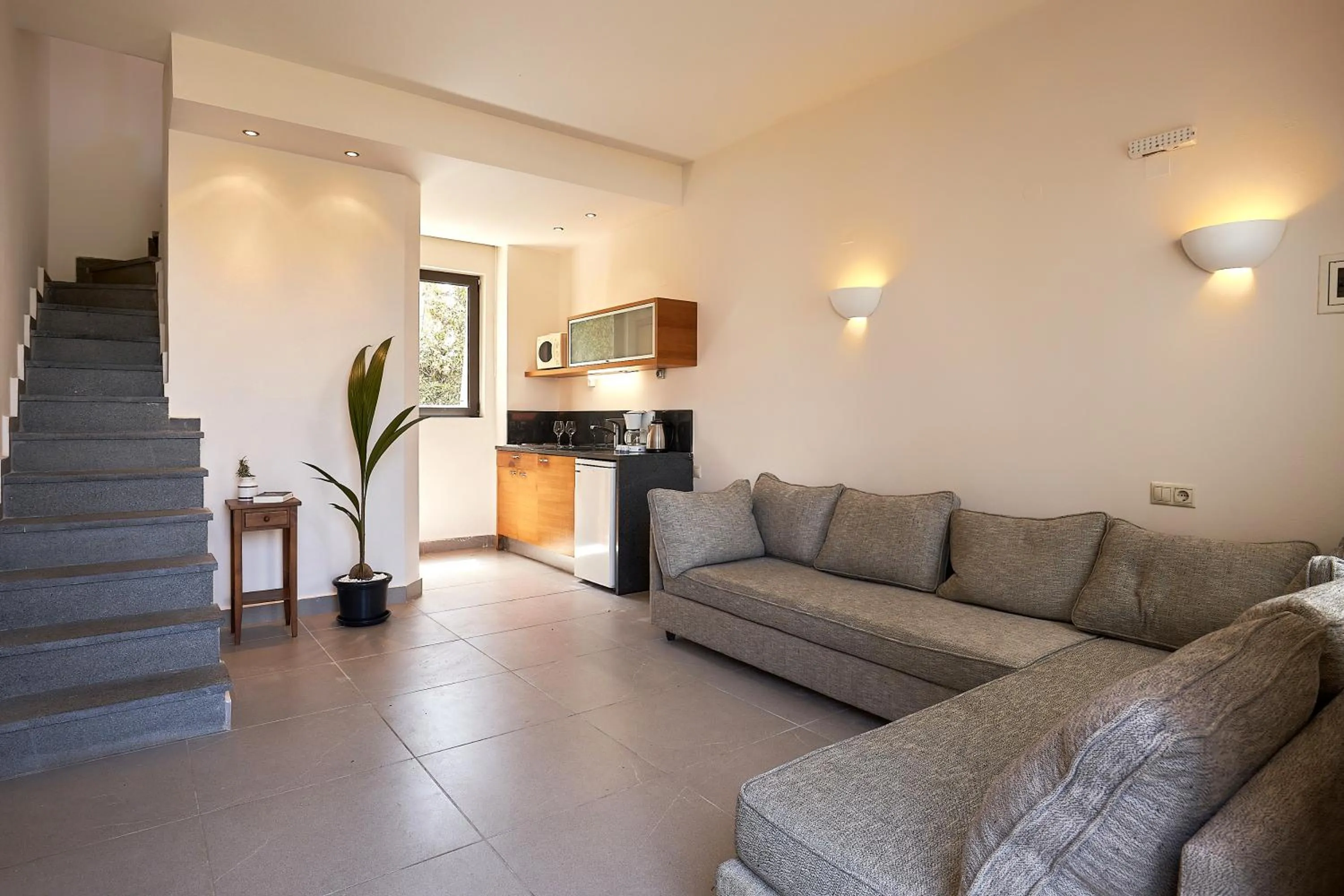 Kitchen or kitchenette in Creteco Hotel & Suites