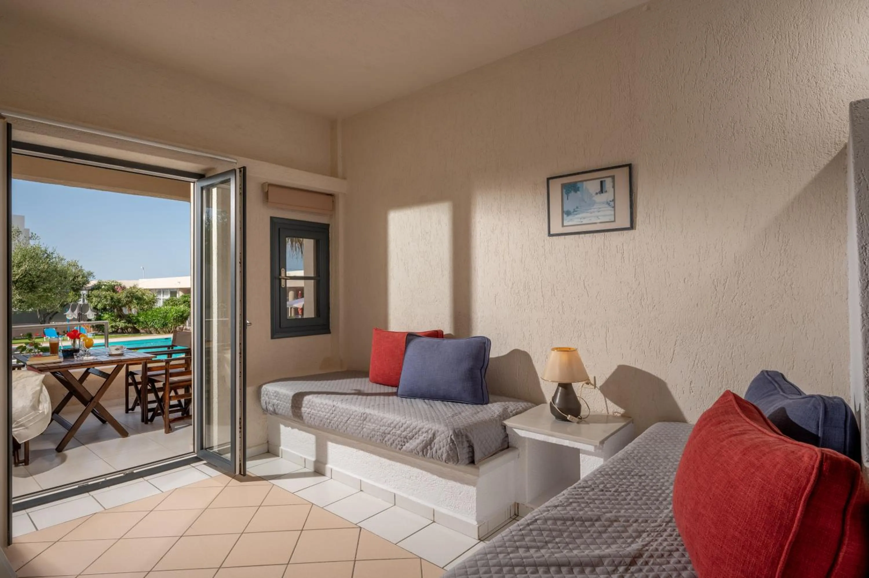 Seating area in Creteco Hotel & Suites