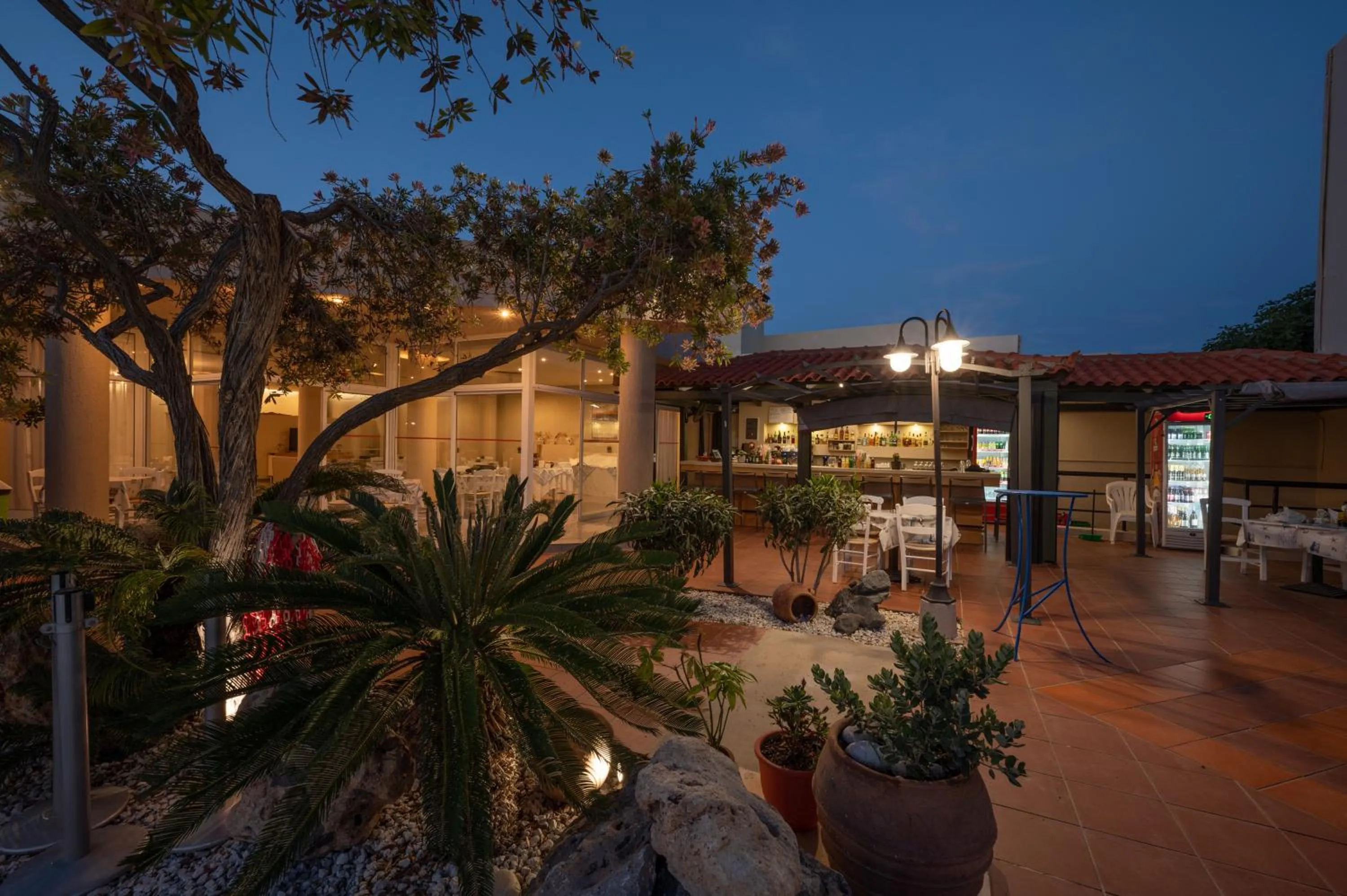 Inner courtyard view in Creteco Hotel & Suites