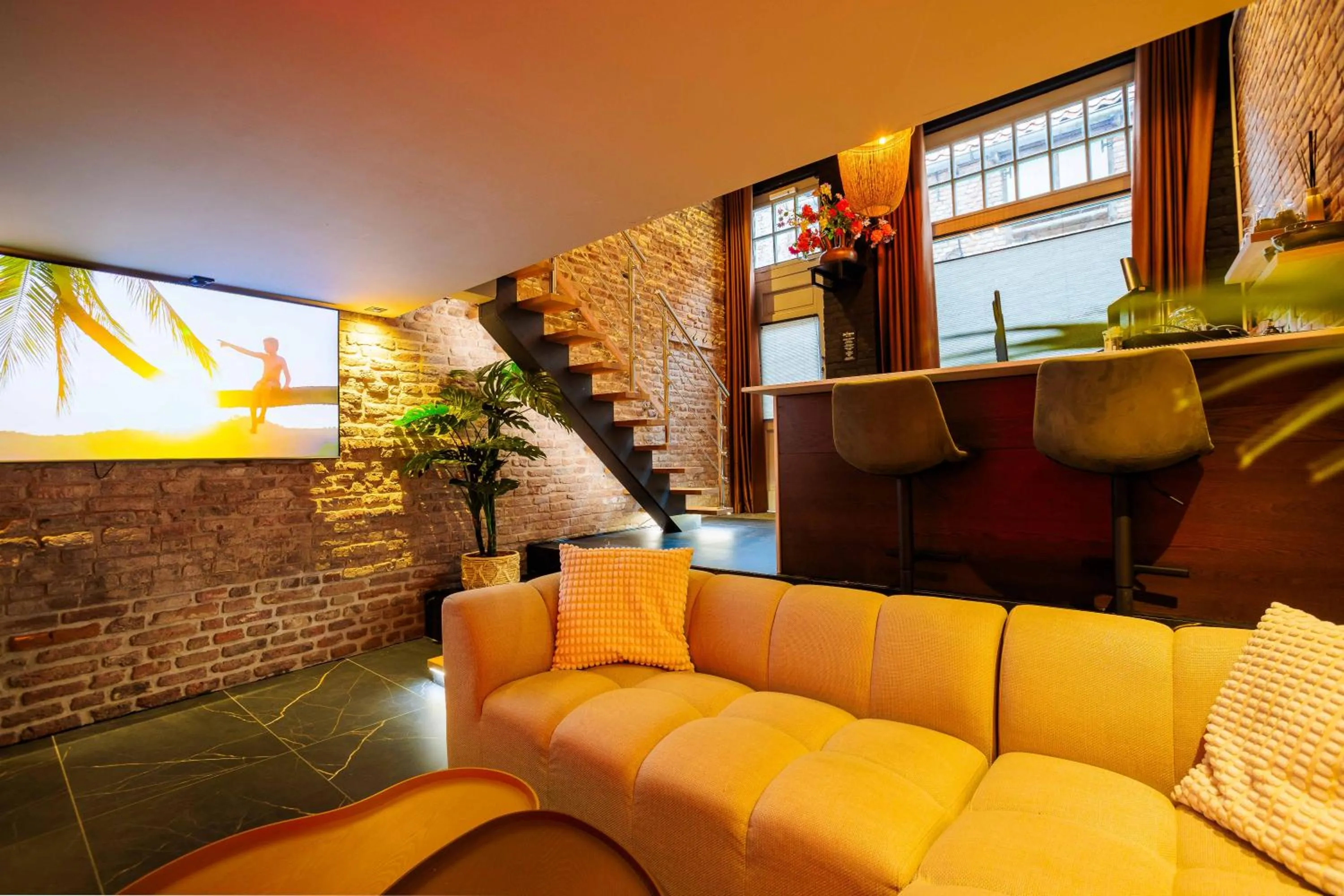 Seating area in Hotel de Prince