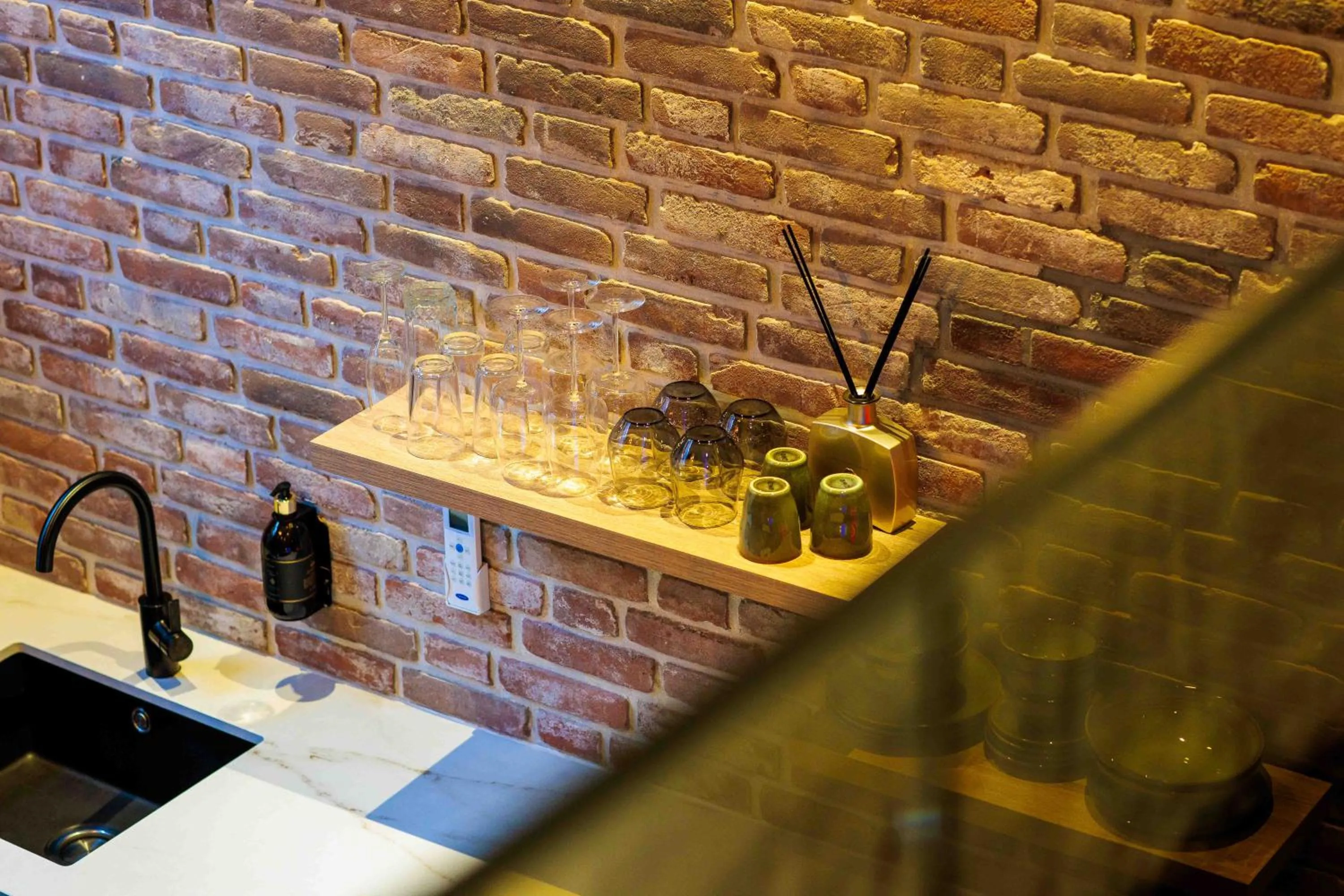 Kitchen or kitchenette in Hotel de Prince