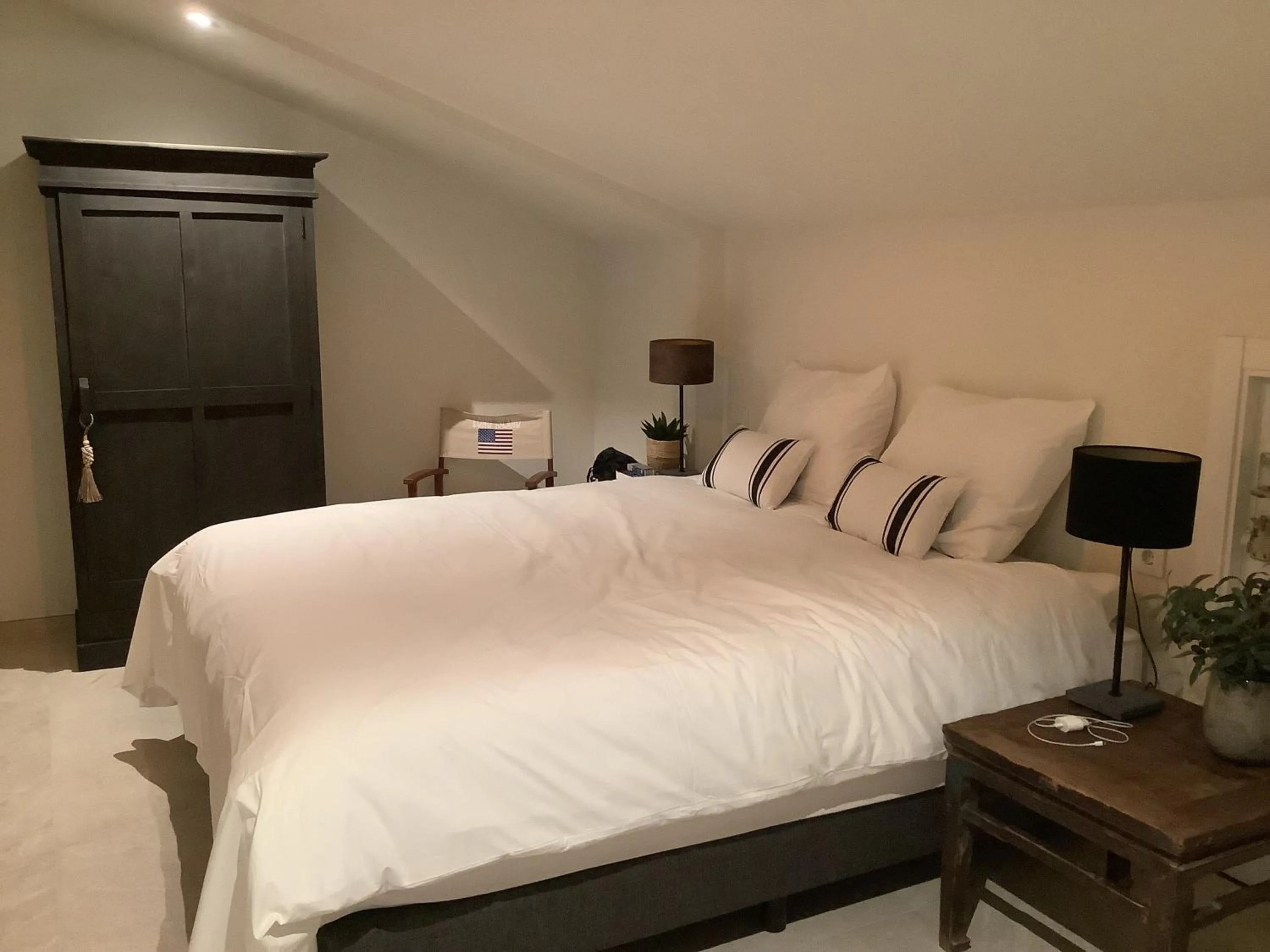 Bed in Hotel Finca La Mixtura, Restaurant Mélange