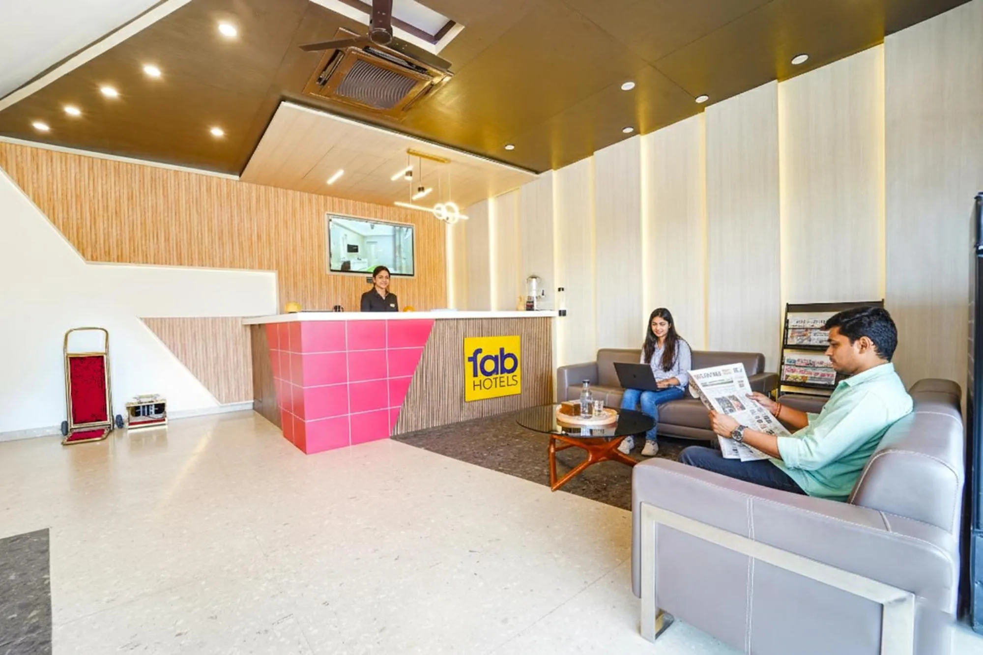 Lobby or reception in Oriva Nestlay Rooms Ramnad