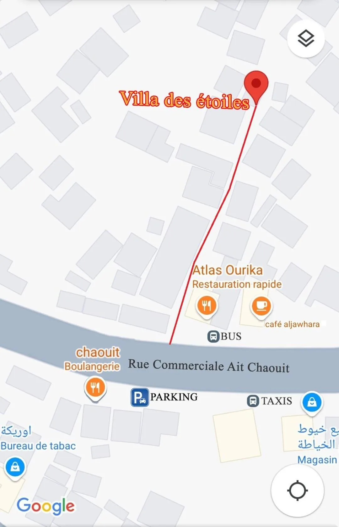 Location in Hôtel Villa des étoiles