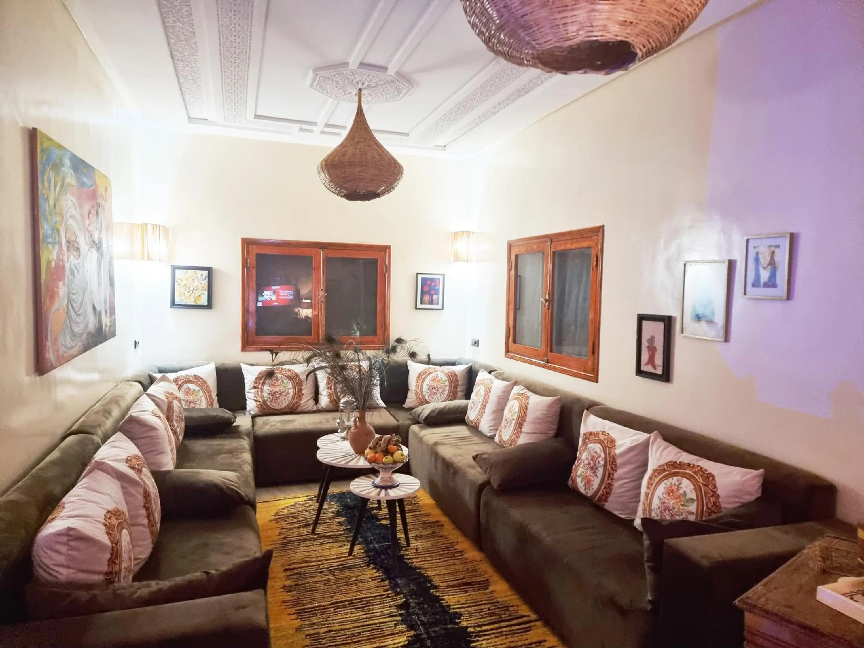Living room in Hôtel Villa des étoiles