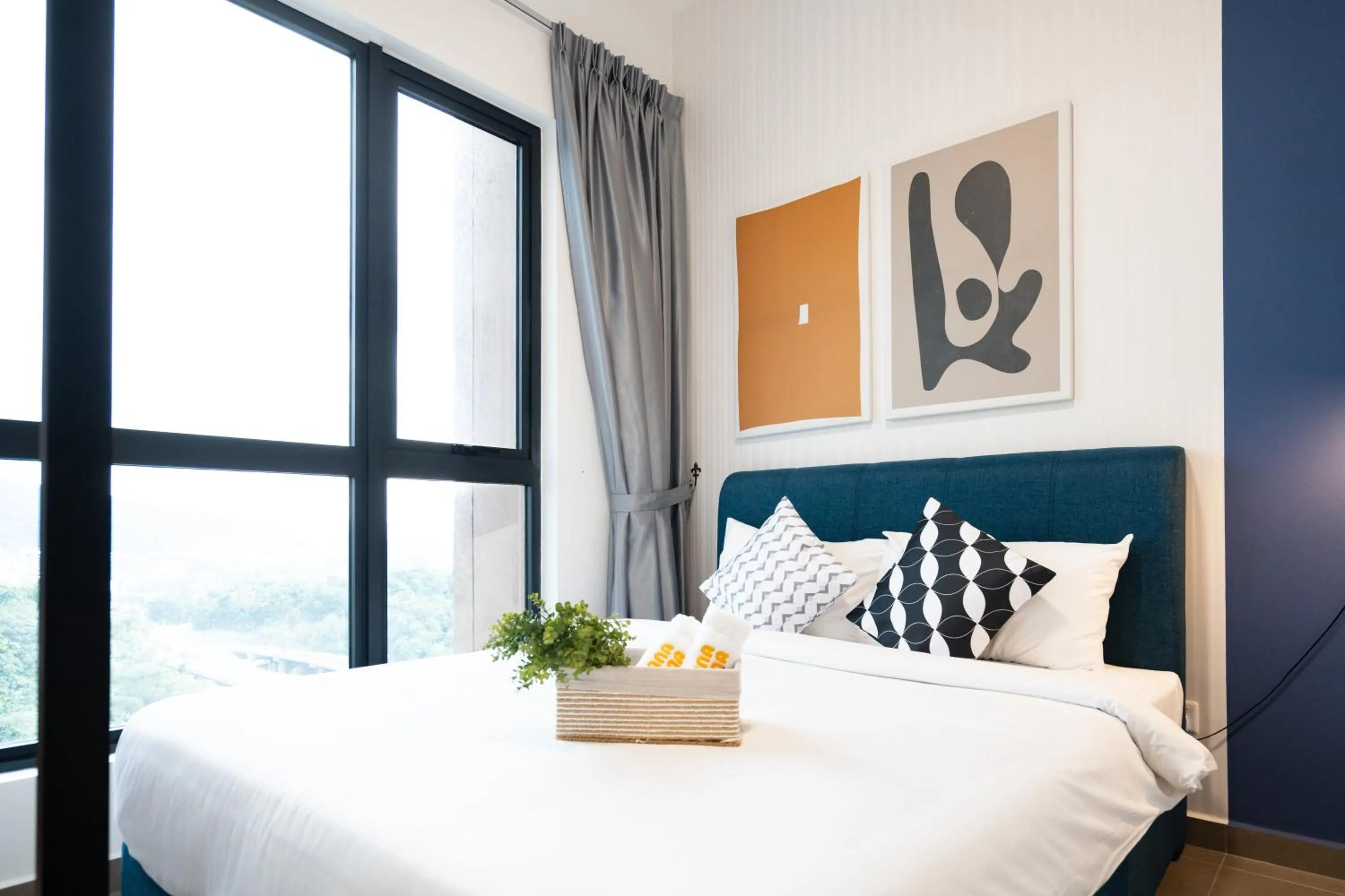 Bed in Mossaz Leisure Suites Kuala Lumpur