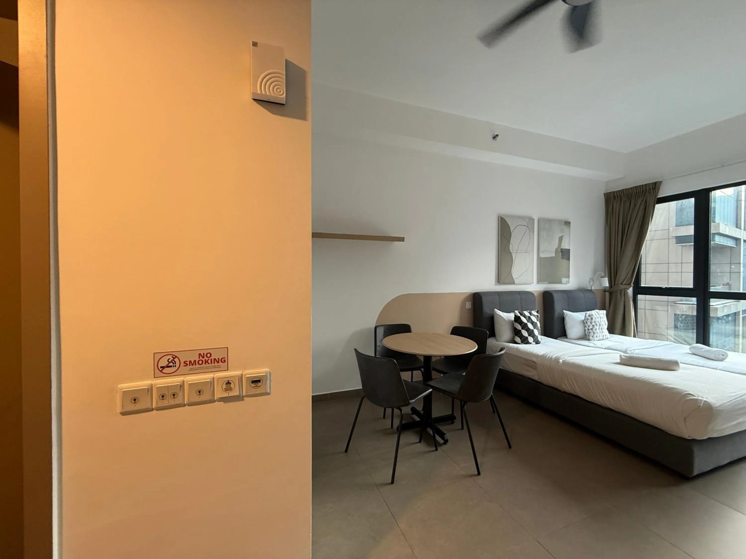 Bed in Mossaz Leisure Suites Kuala Lumpur