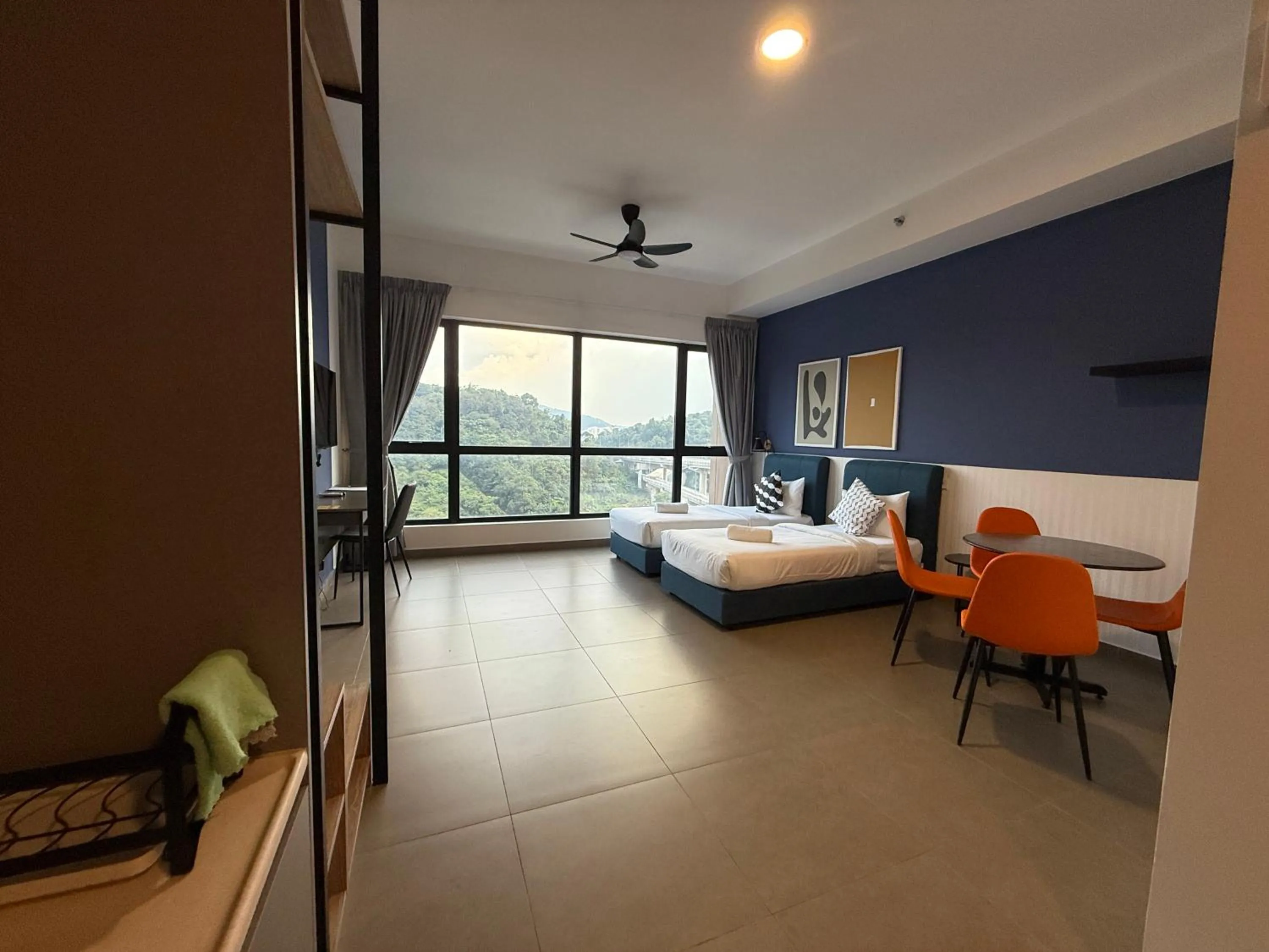 Bed in Mossaz Leisure Suites Kuala Lumpur