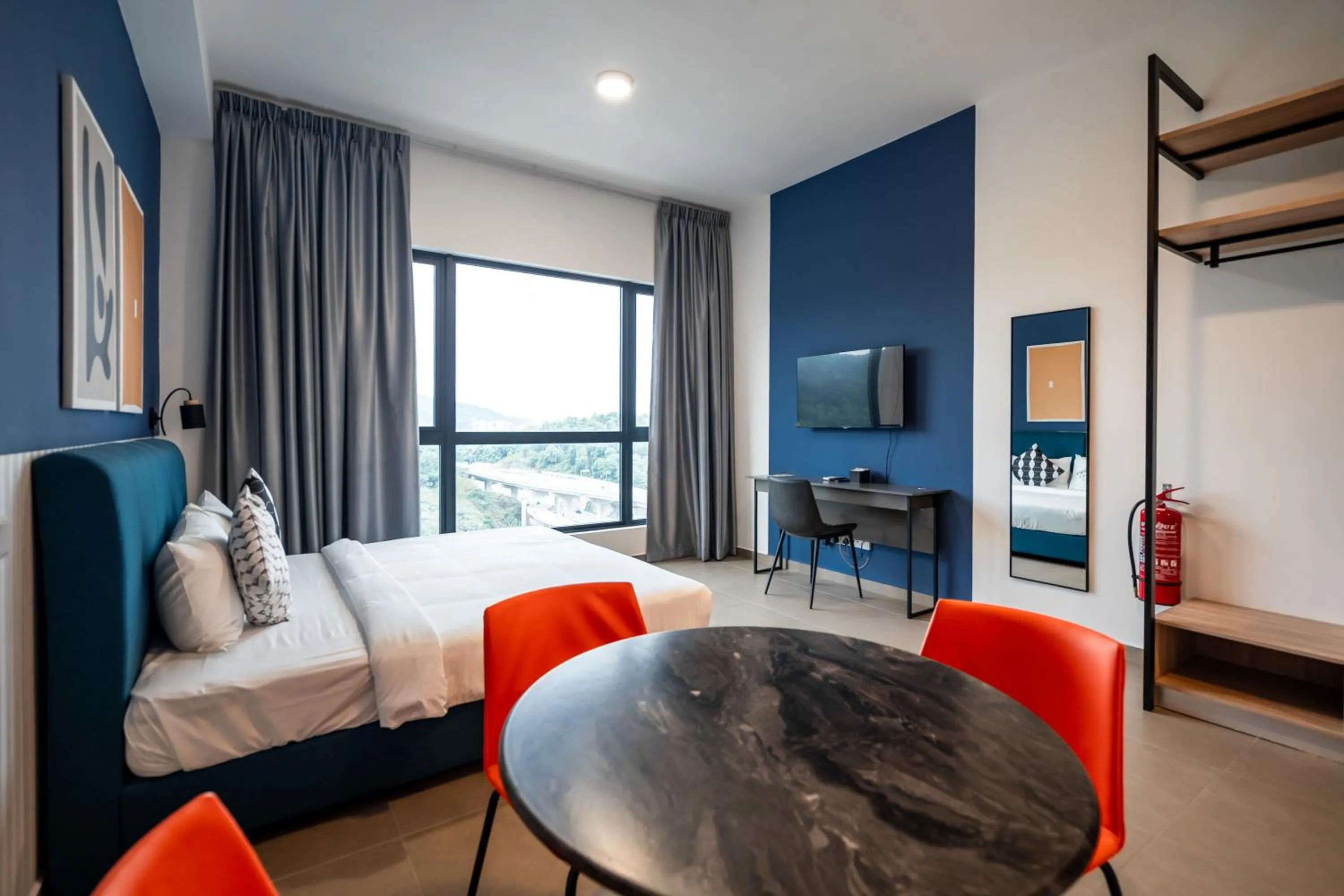 Bed in Mossaz Leisure Suites Kuala Lumpur