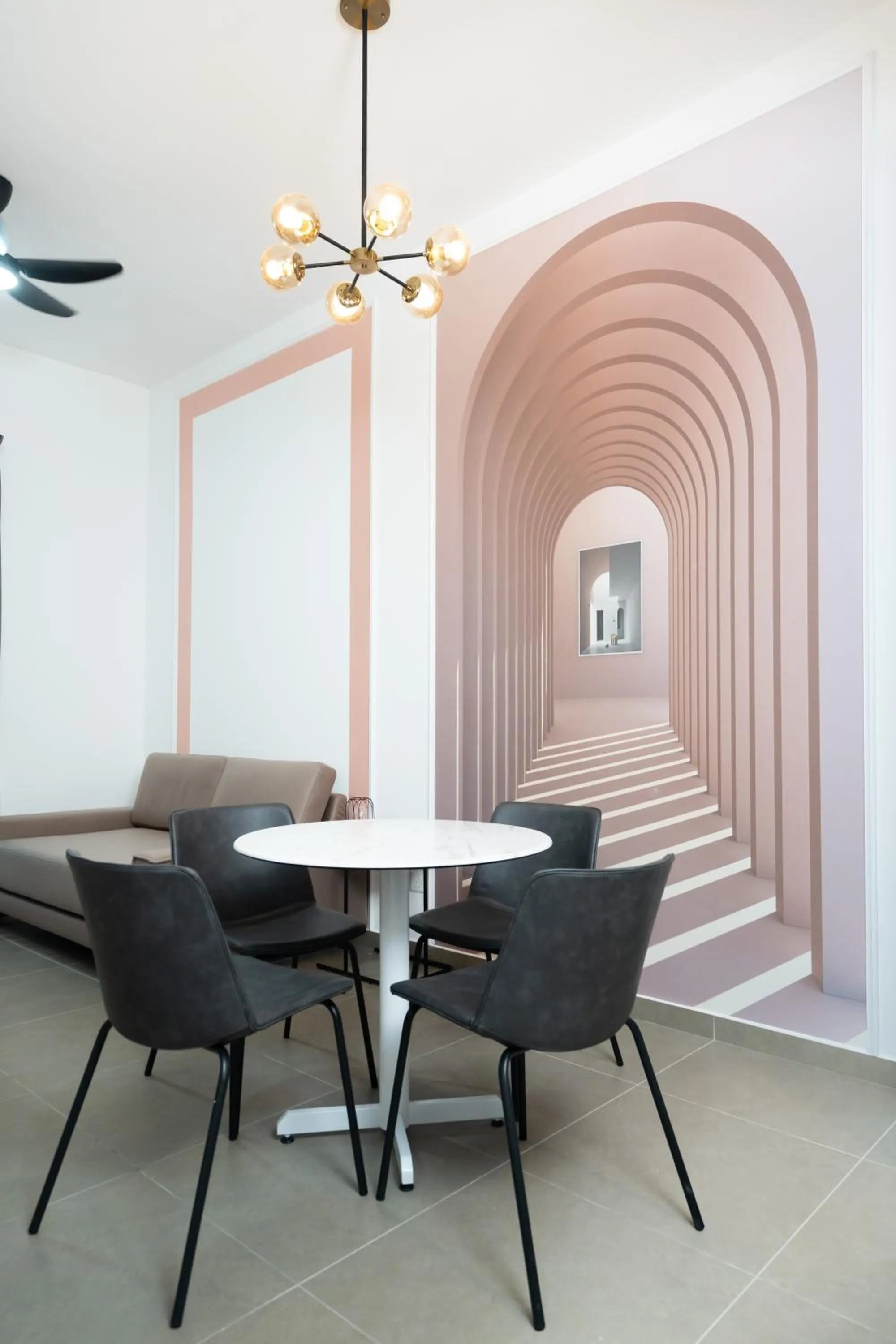 Living room in Mossaz Leisure Suites Kuala Lumpur