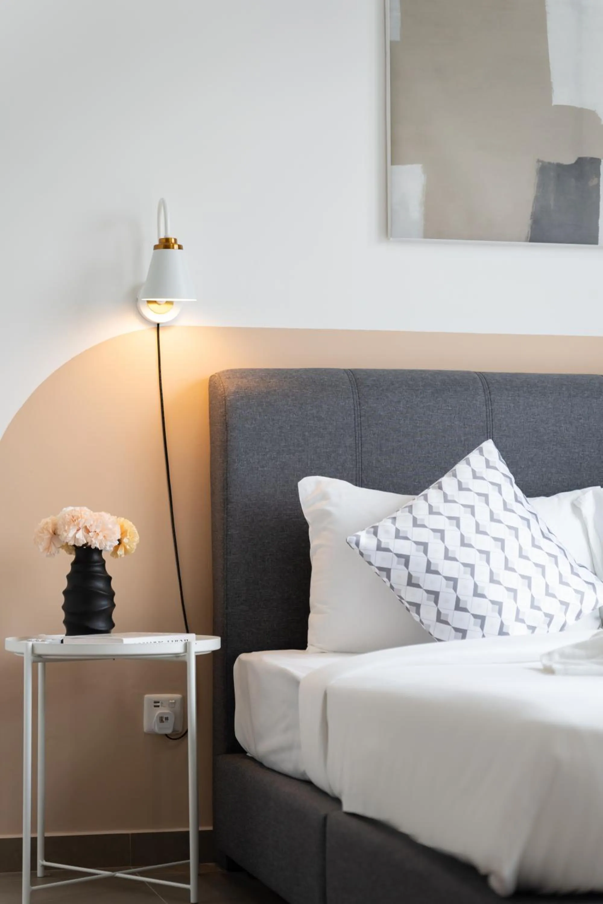 Bed in Mossaz Leisure Suites Kuala Lumpur