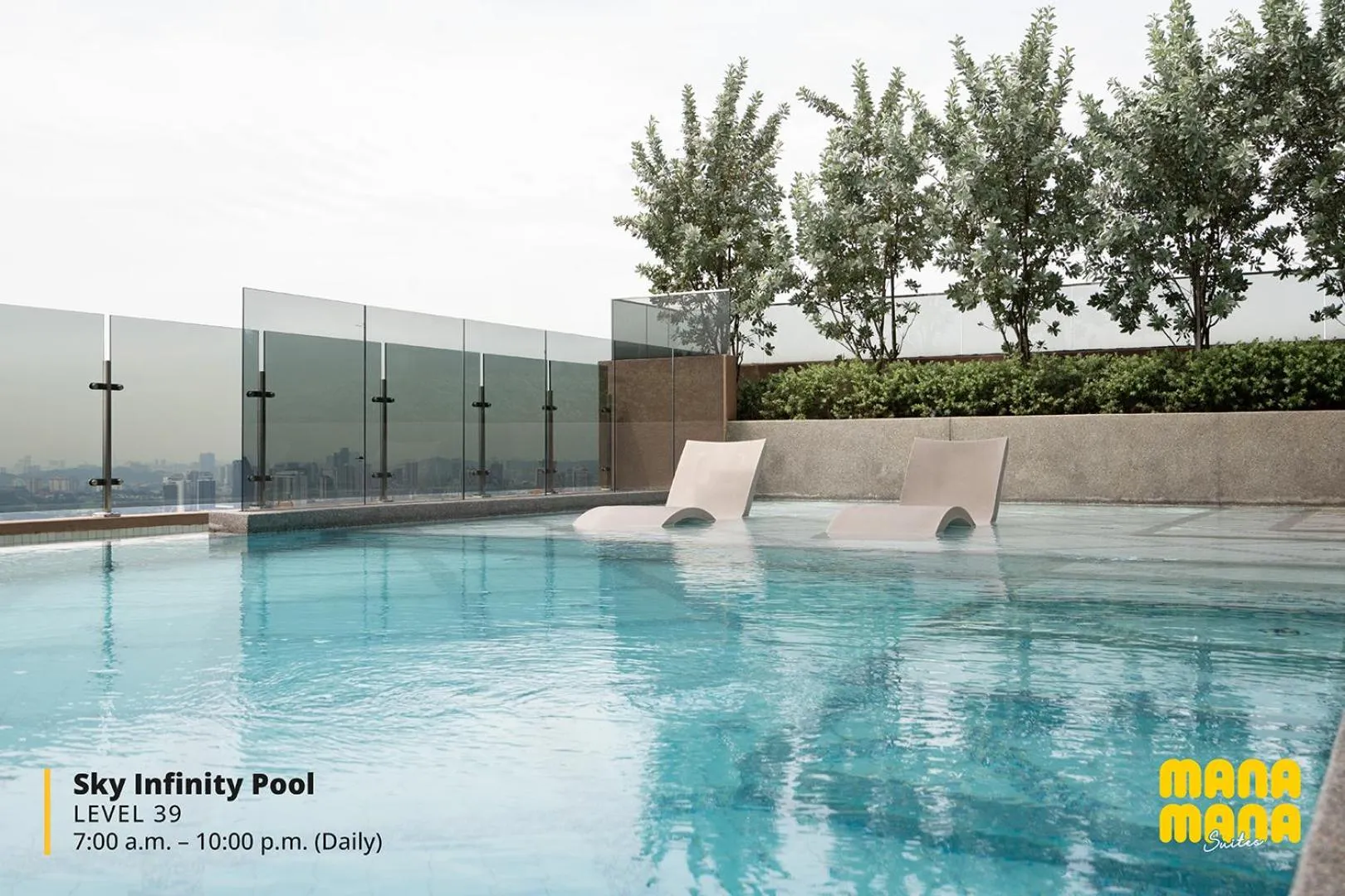 Swimming pool in Mossaz Leisure Suites Kuala Lumpur
