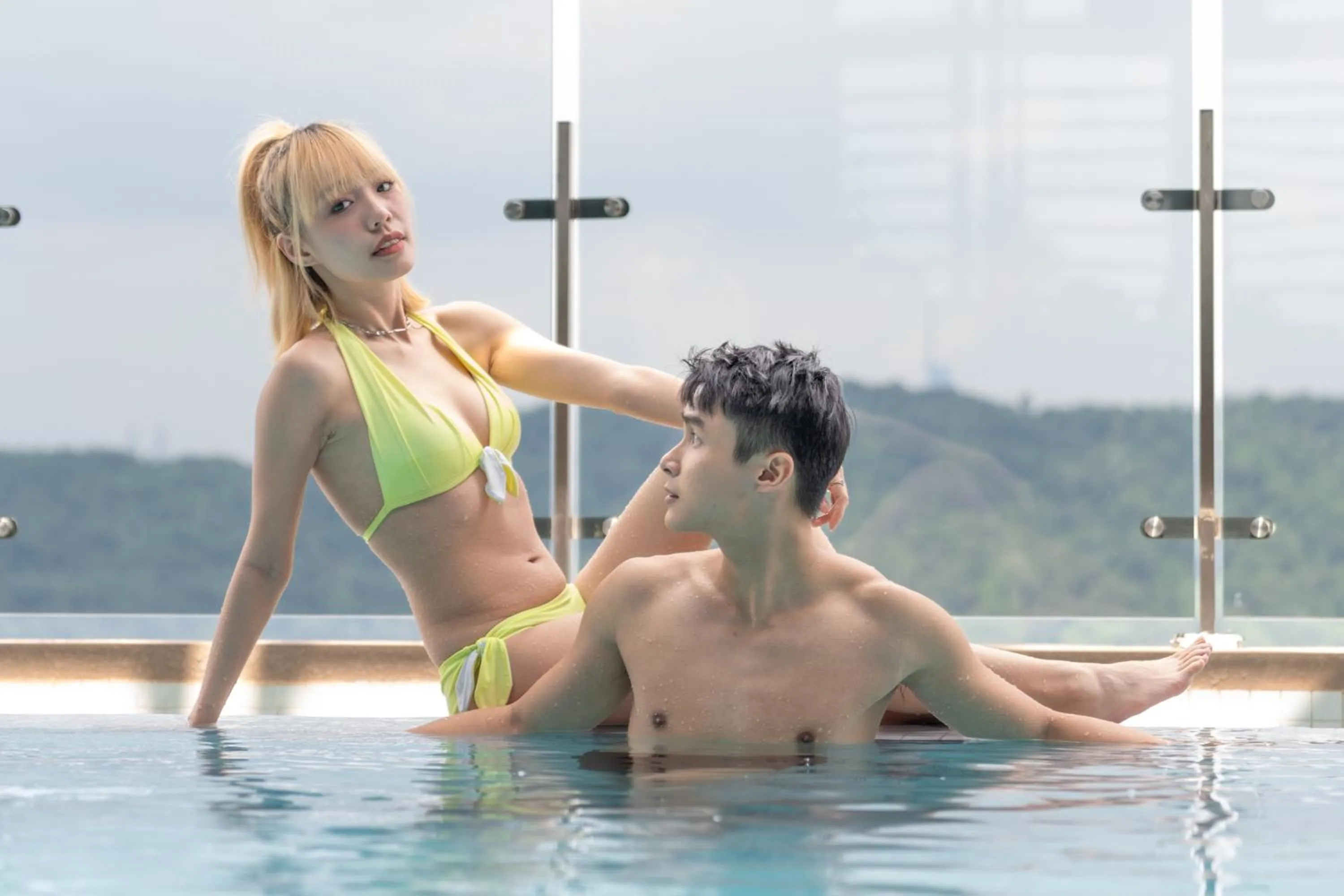 Swimming pool in Mossaz Leisure Suites Kuala Lumpur