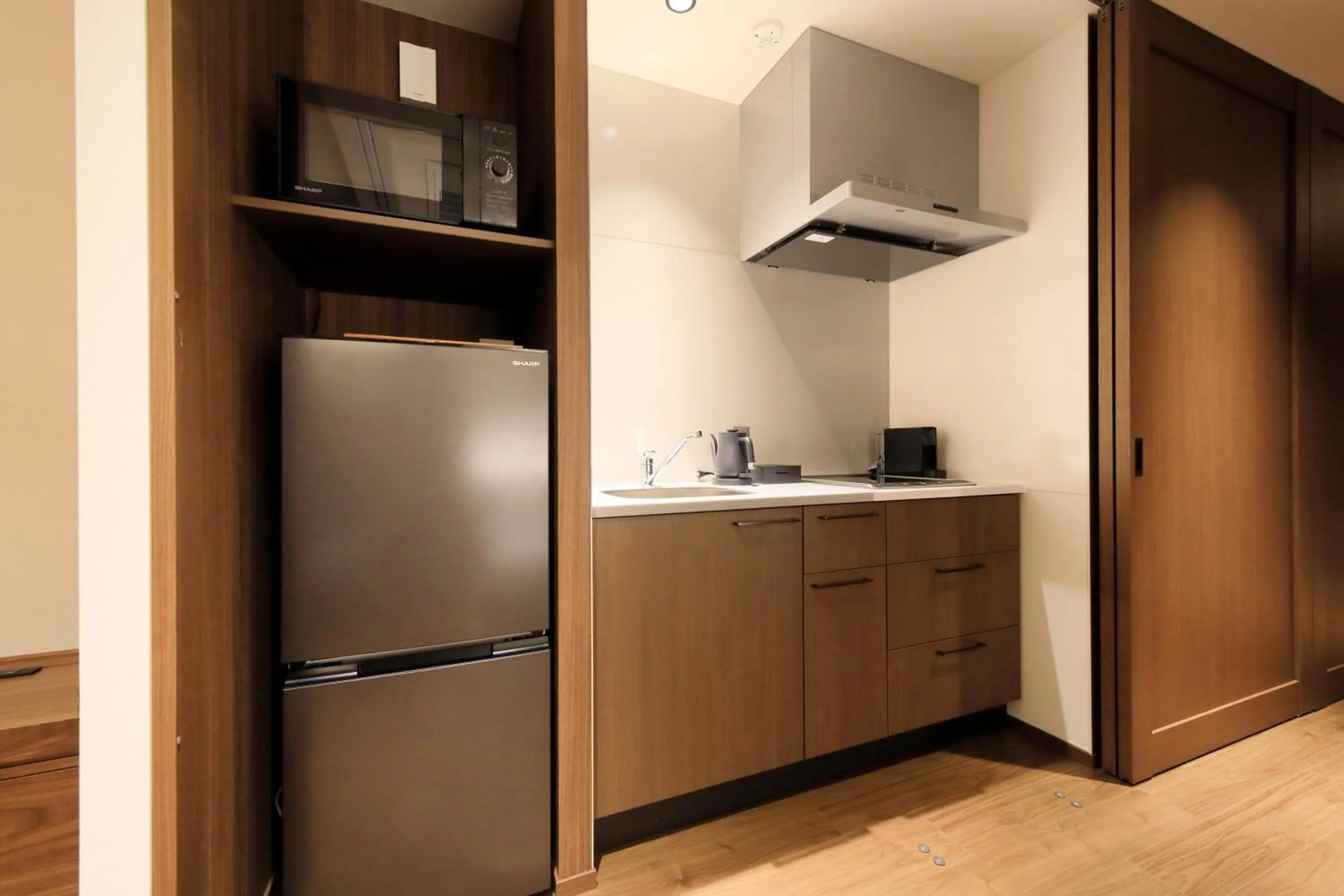 Kitchen or kitchenette in Blisstia Hakone Sengokuhara Adult only