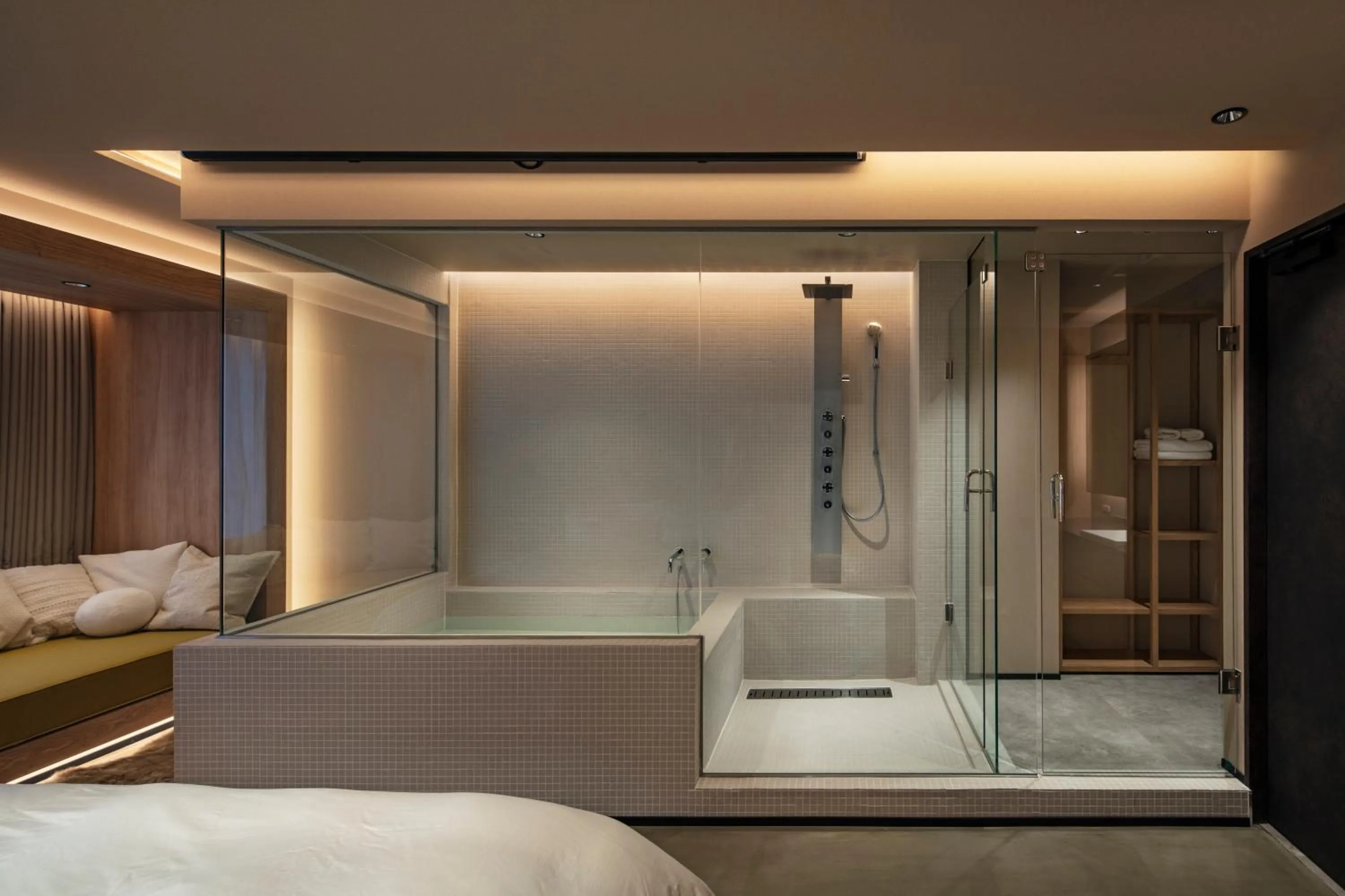 Bed in HotelCO Kuramae ホテル コ 蔵前