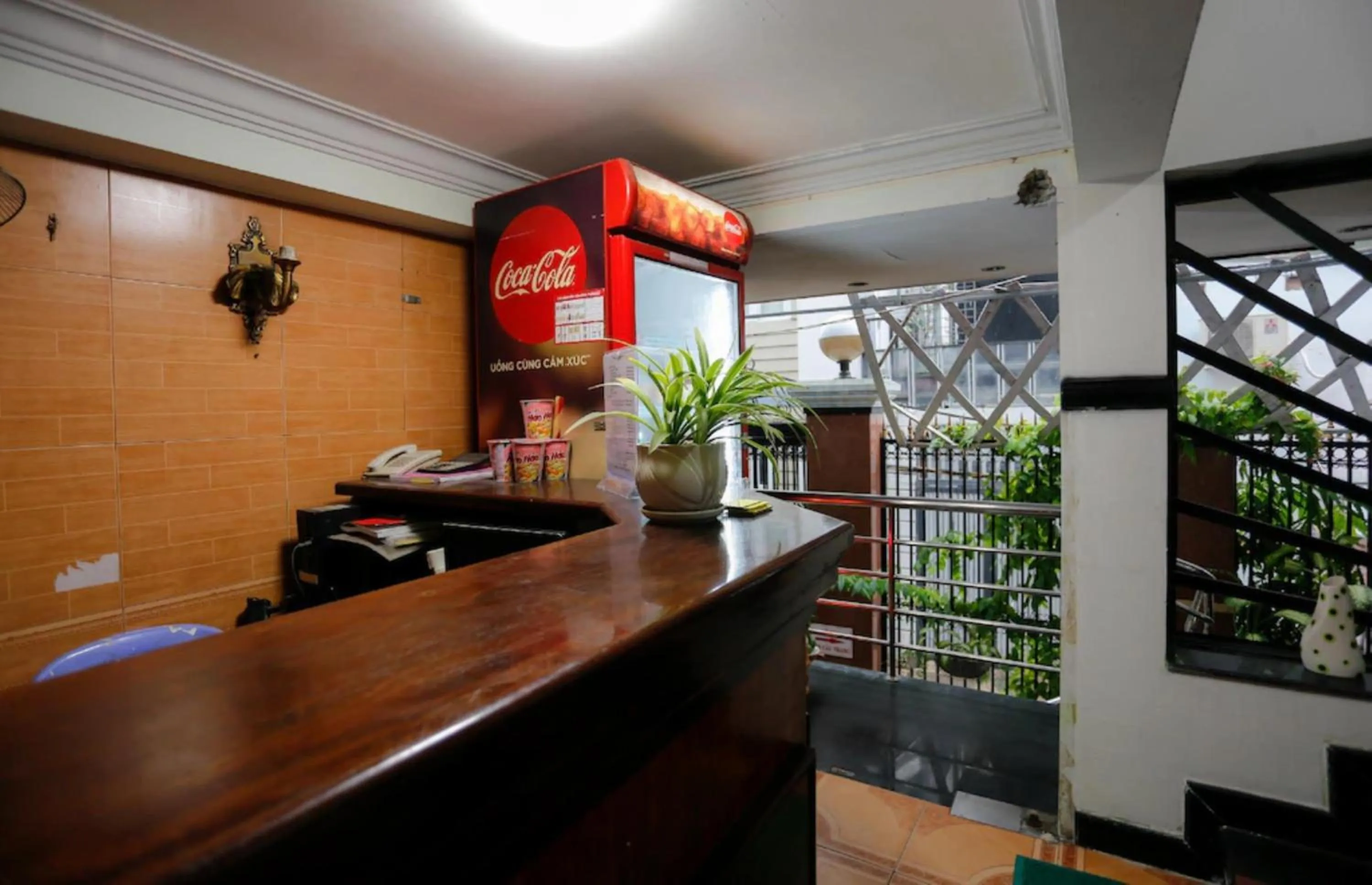 Kitchen or kitchenette in Hồng Lực Hotel HCM